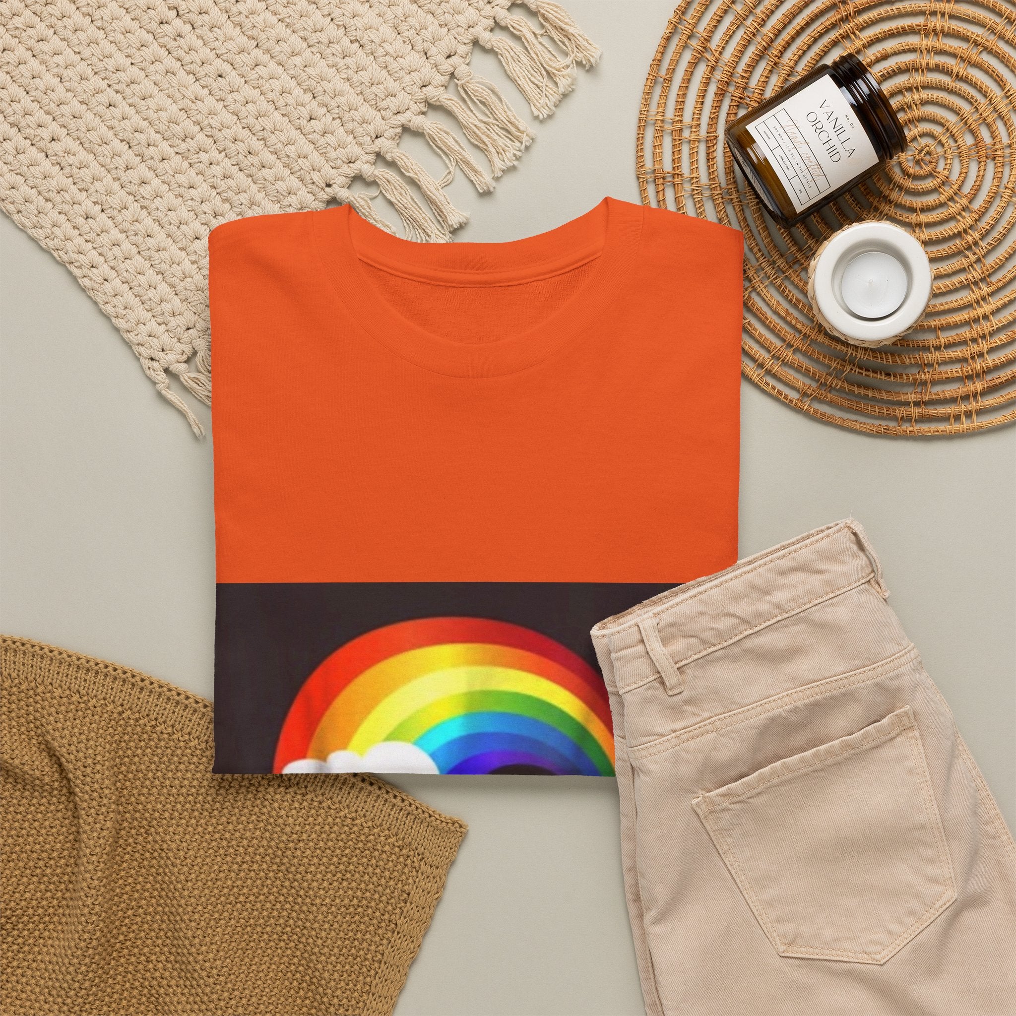 Rainbow Clouds T-Shirt — Bright Pride Graphic Tee