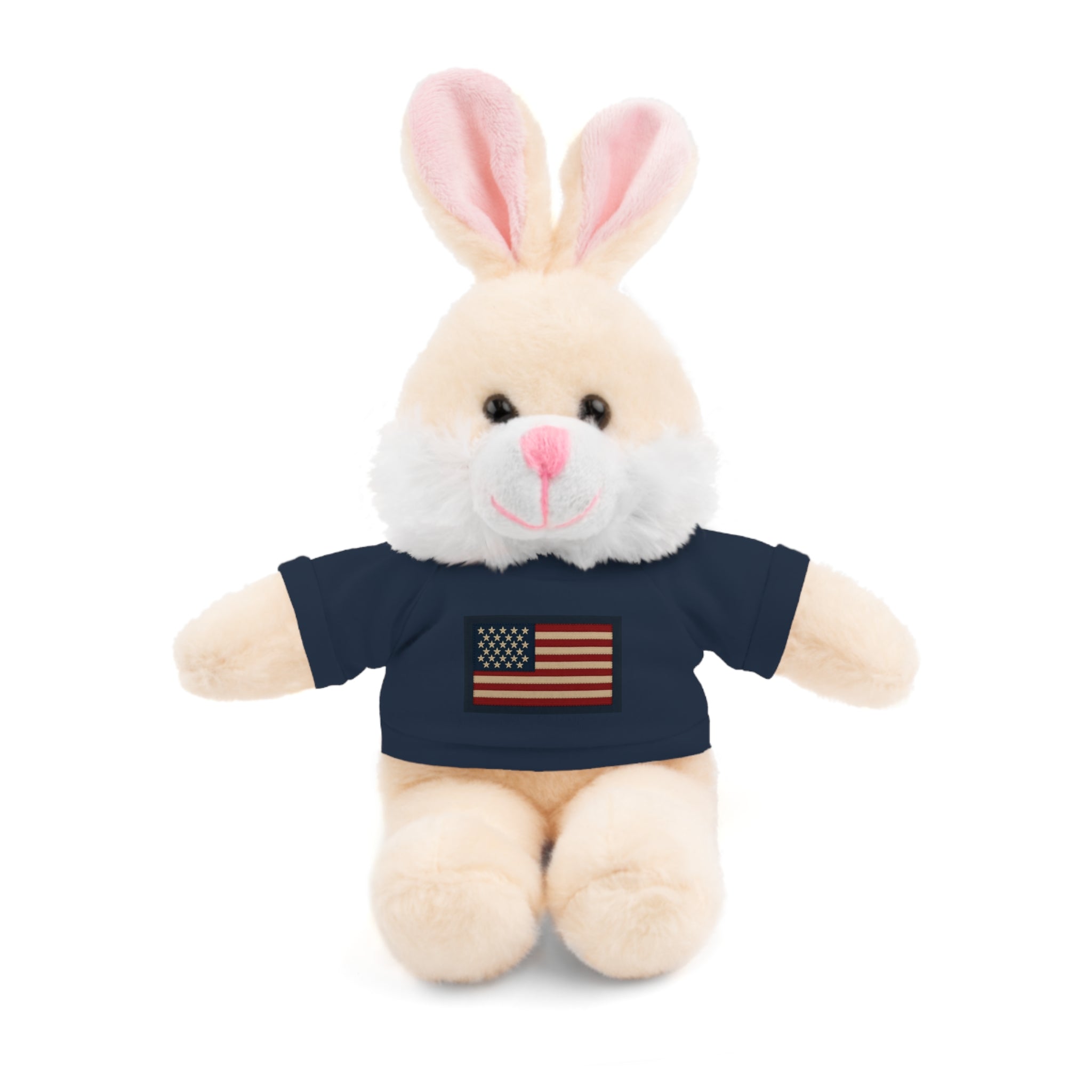 American Flag Teddy Bear with Tee — Patriotic Plush Gift