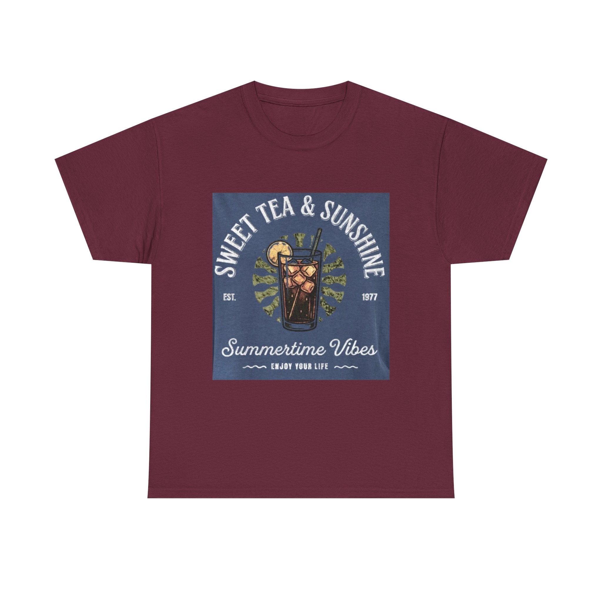 Sweet Tea & Sunshine Tee — Summertime Vibes Iced Tea Graphic T-Shirt
