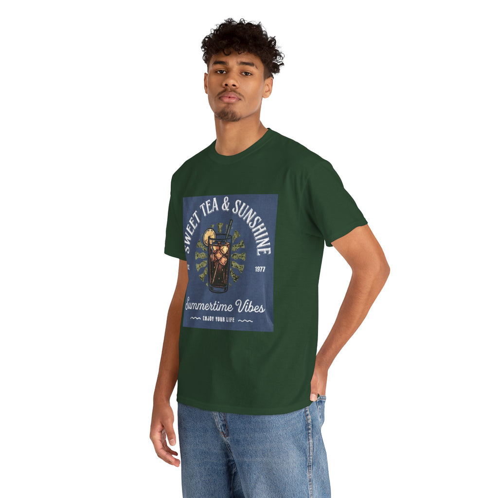 Sweet Tea & Sunshine Tee — Summertime Vibes Iced Tea Graphic T-Shirt