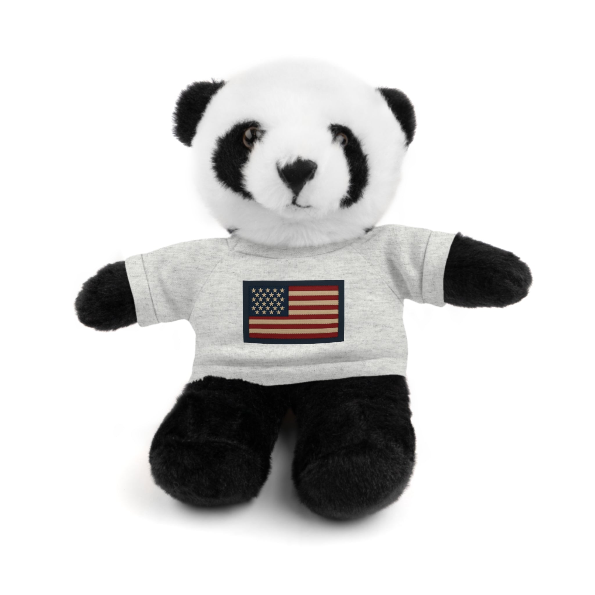 American Flag Teddy Bear with Tee — Patriotic Plush Gift