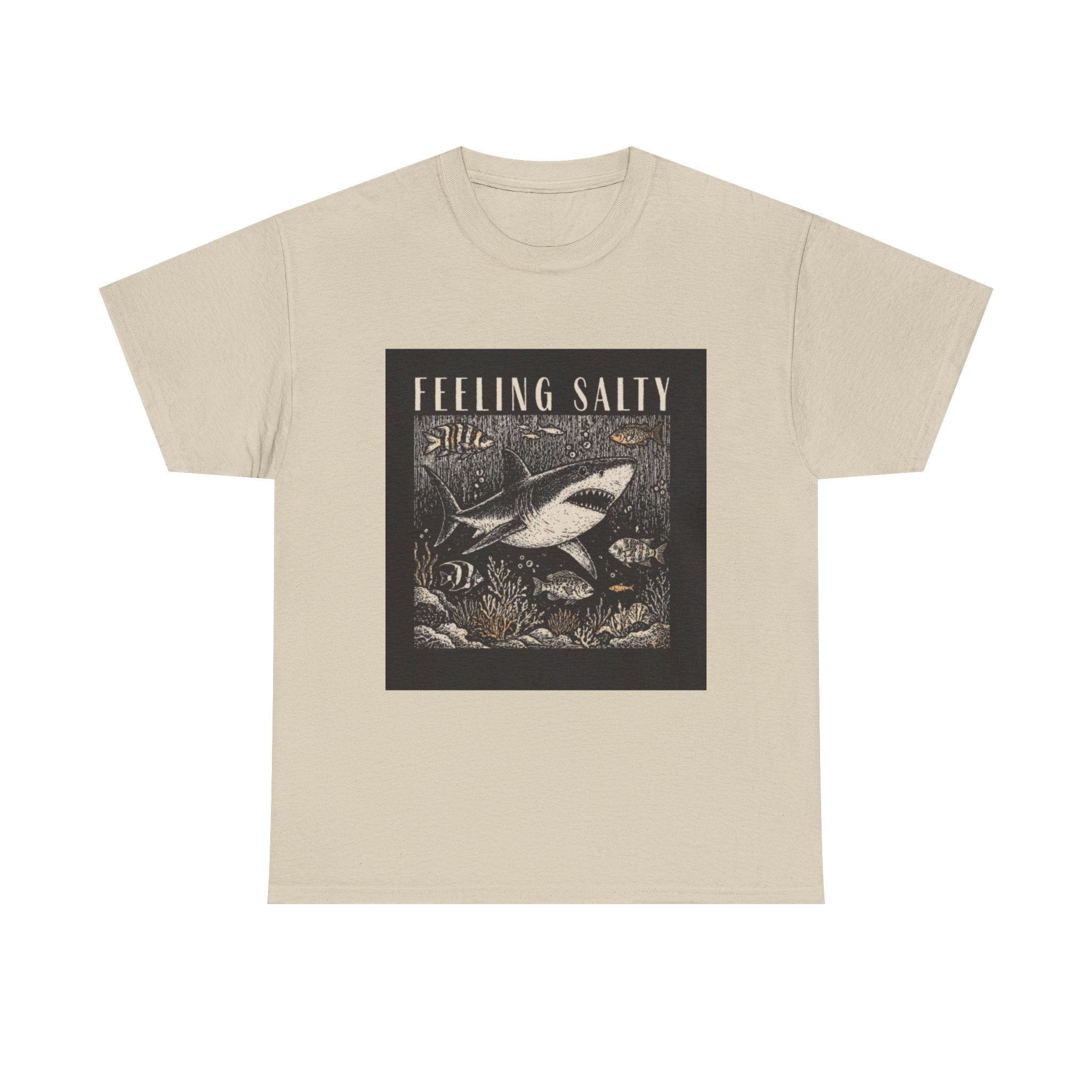 Feeling Salty Shark T-Shirt – Vintage Ocean Graphic Tee