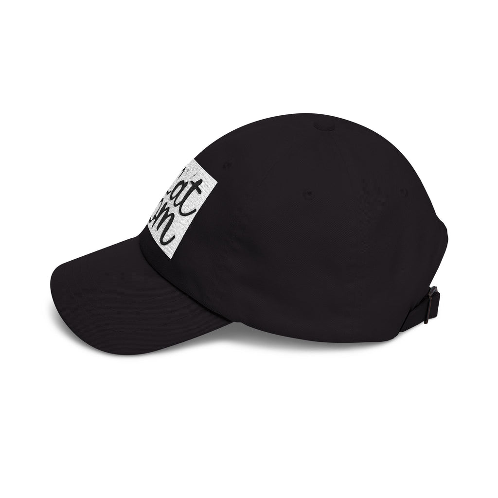 Cat Mom Dad Cap – White Embroidered Cat Mom Baseball Hat