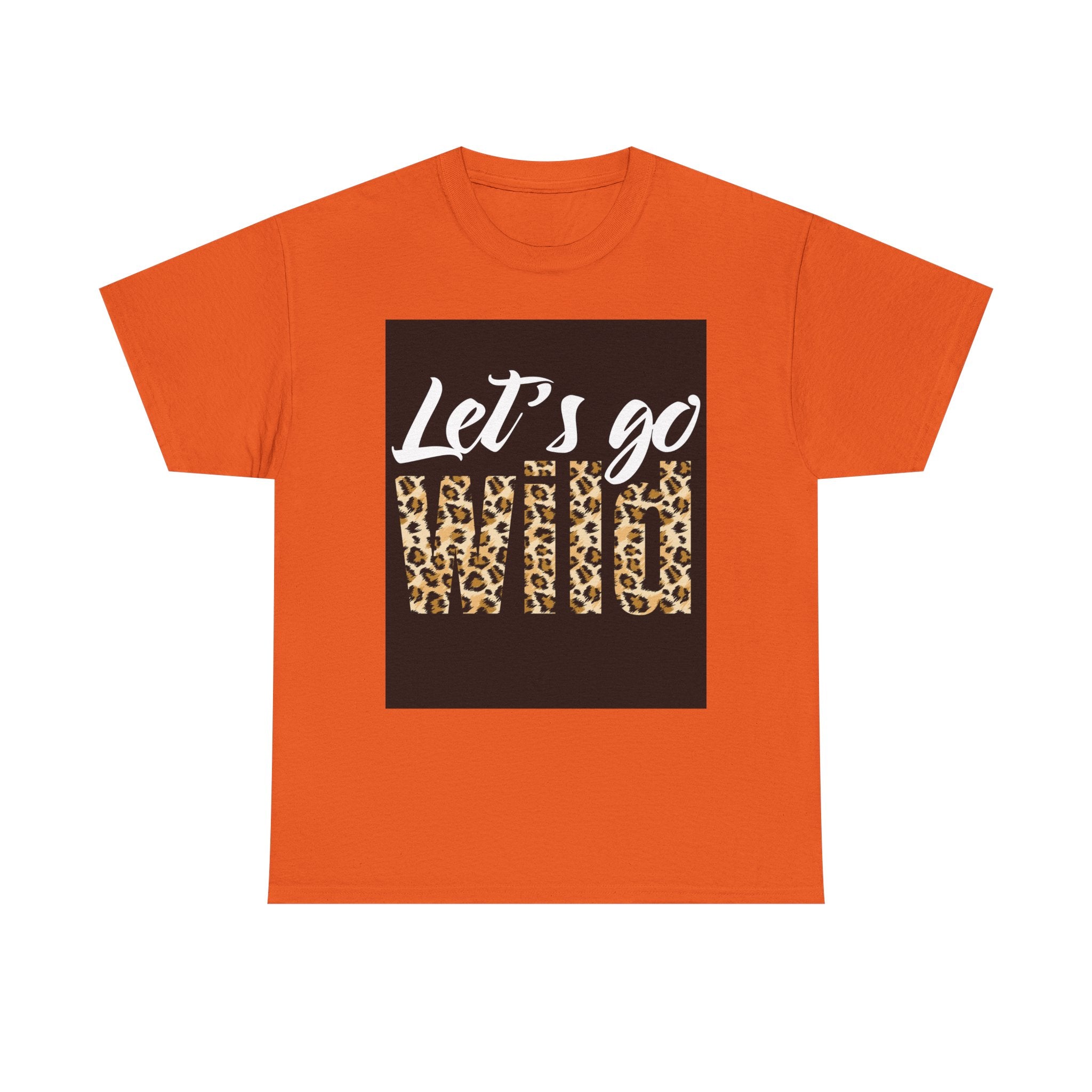 Let's Go Wild Leopard Graphic Tee