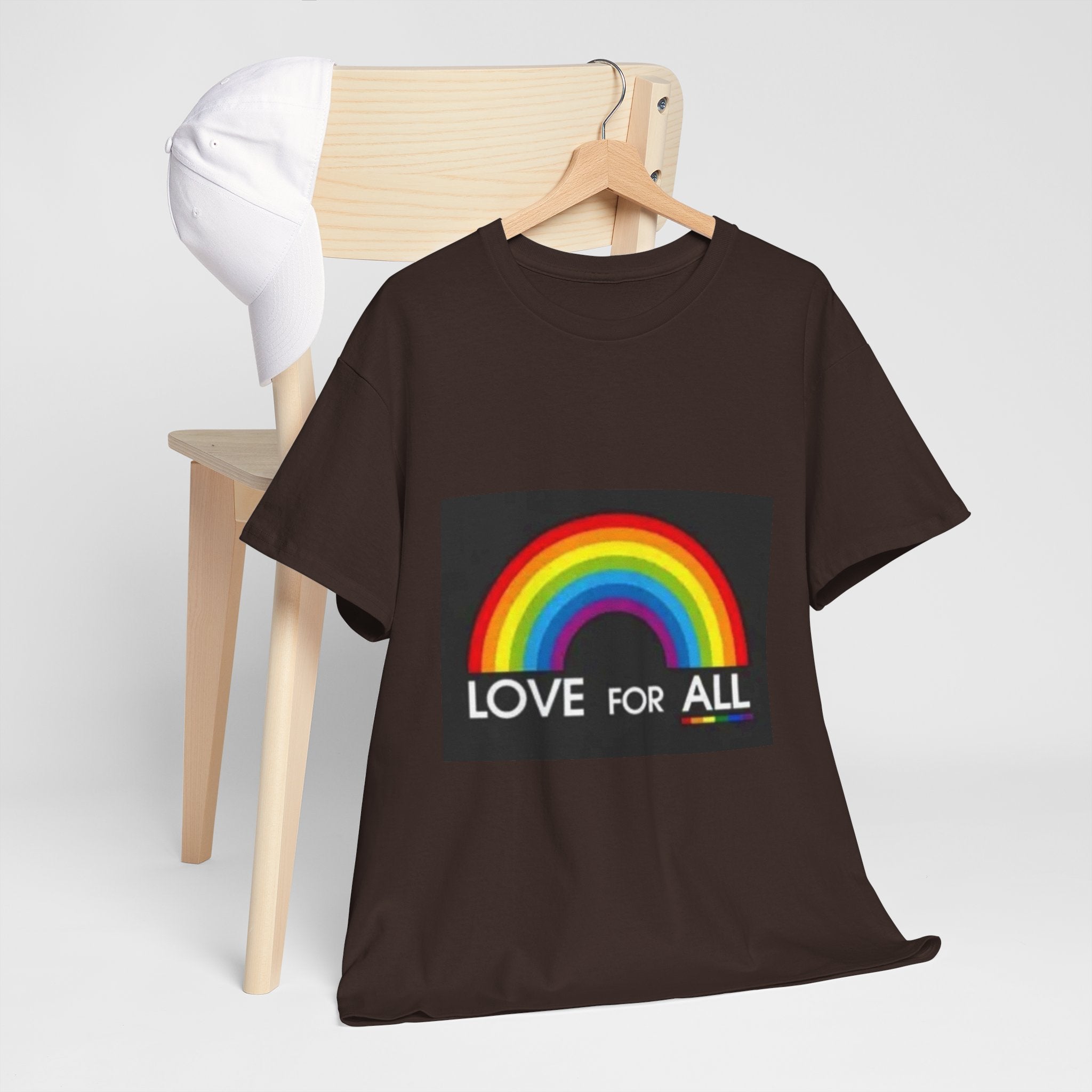 T-Shirt — 'Love For All' Rainbow Pride Tee