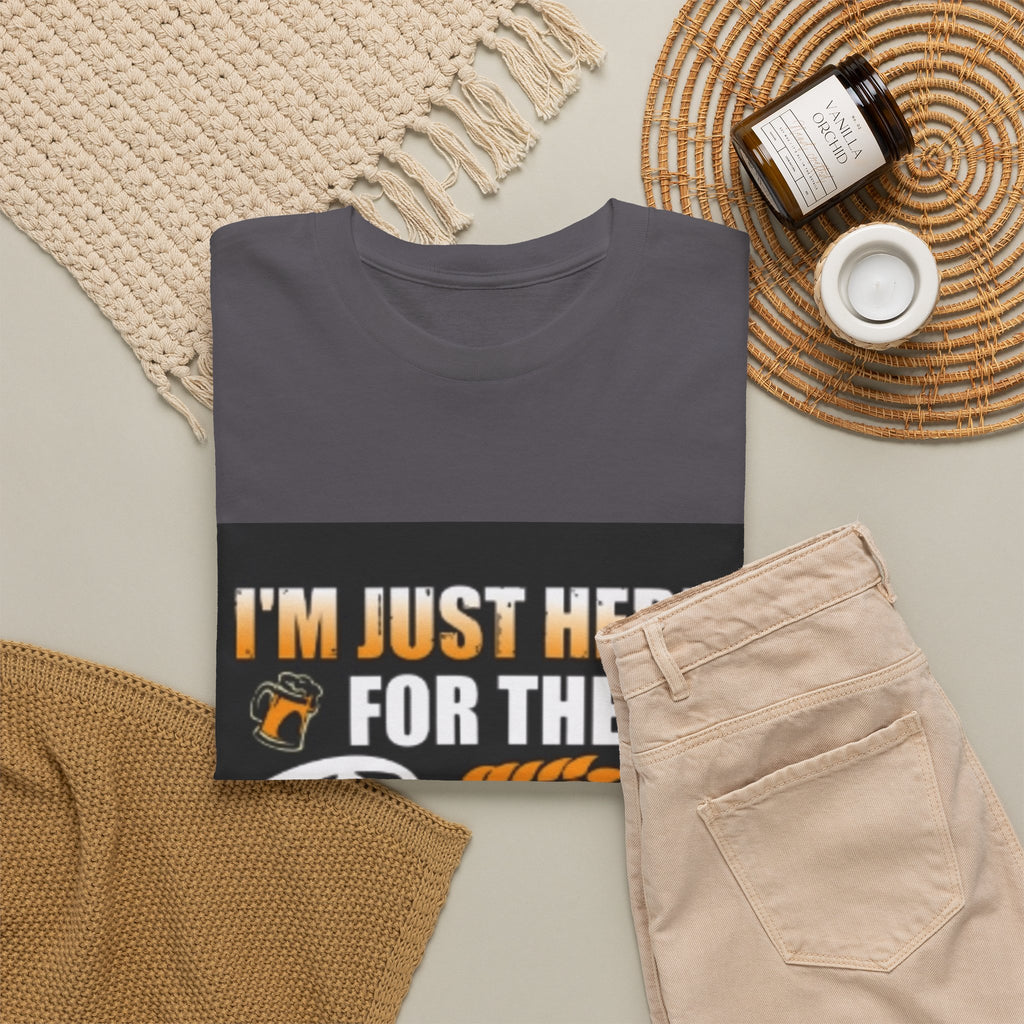 I'm Just Here for the Beer T-Shirt — Funny Beer Drinking Tee for Parties & Oktoberfest