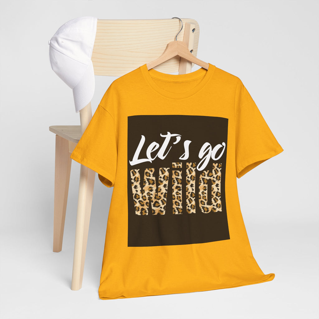 Let's Go Wild Leopard Graphic Tee
