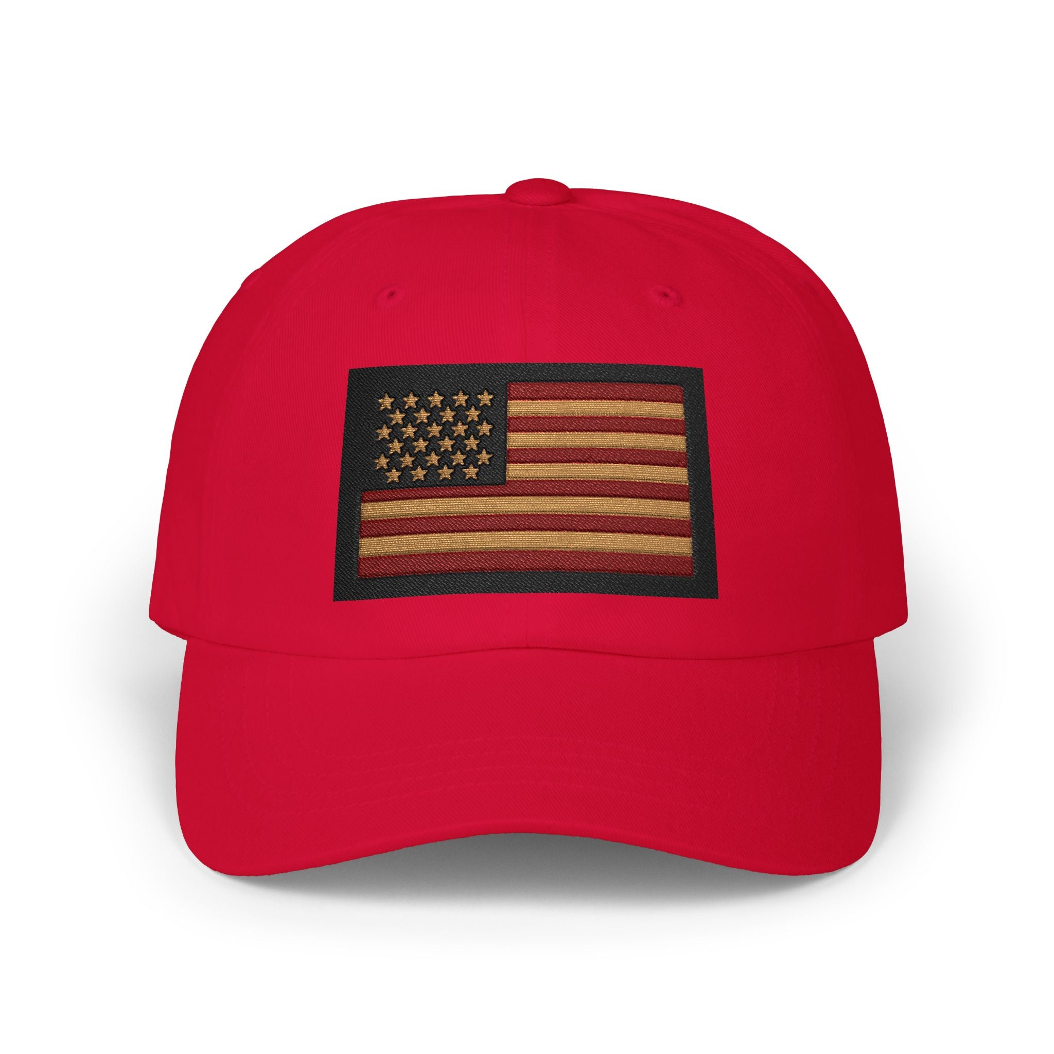 Vintage American Flag Dad Cap — Embroidered USA Baseball Hat