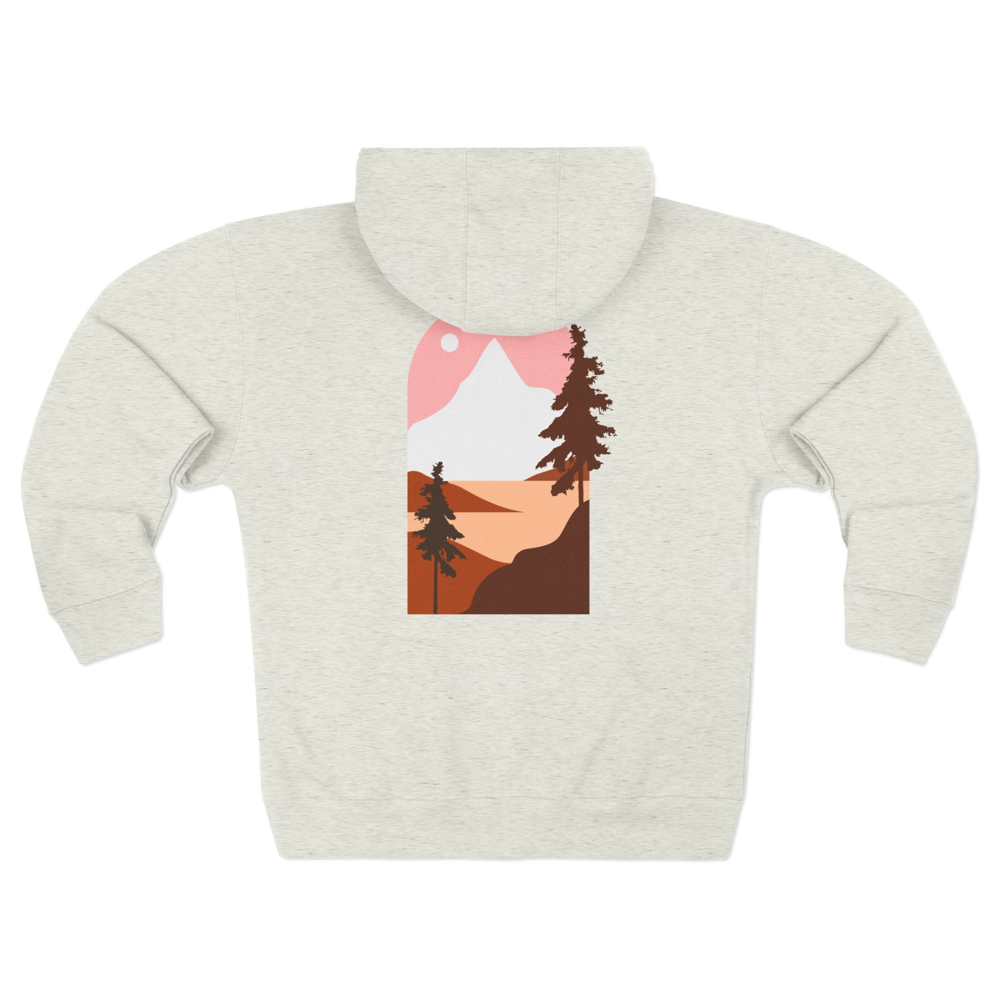 Mountain Sunset Zip Hoodie