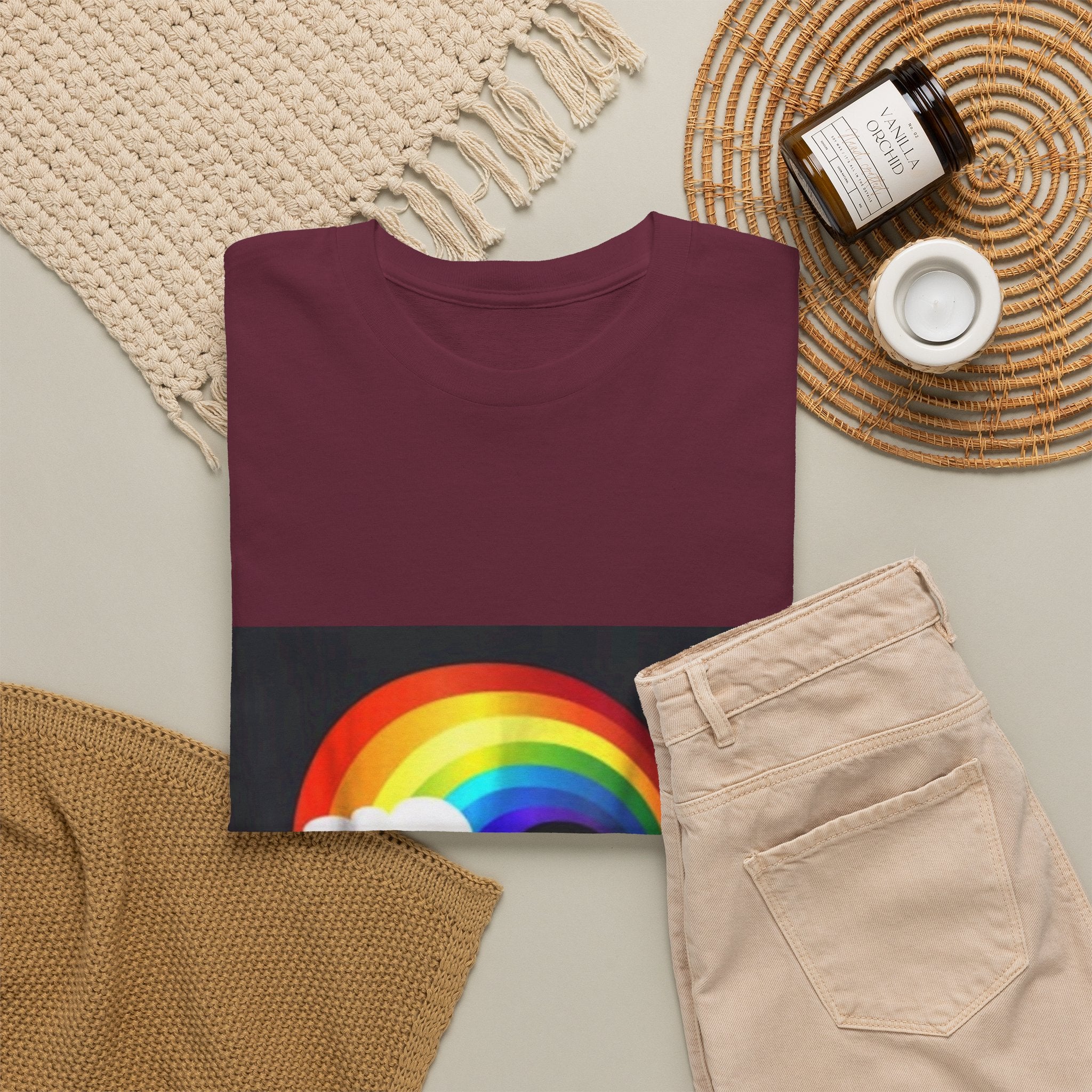 Rainbow Clouds T-Shirt — Bright Pride Graphic Tee