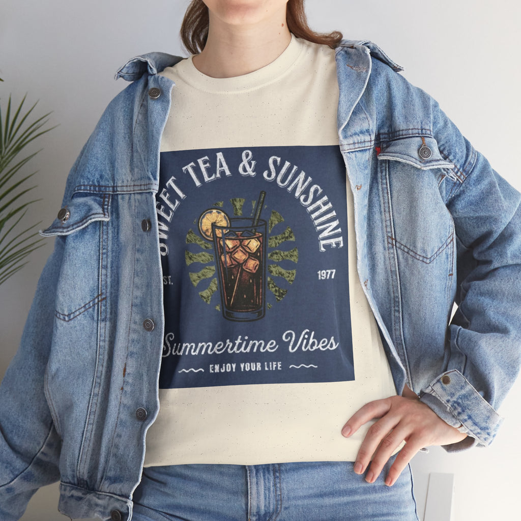 Sweet Tea & Sunshine Tee — Summertime Vibes Iced Tea Graphic T-Shirt