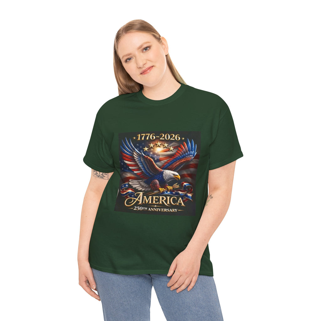 America 250th Anniversary T-Shirt — 1776–2026 Patriotic Eagle Tee