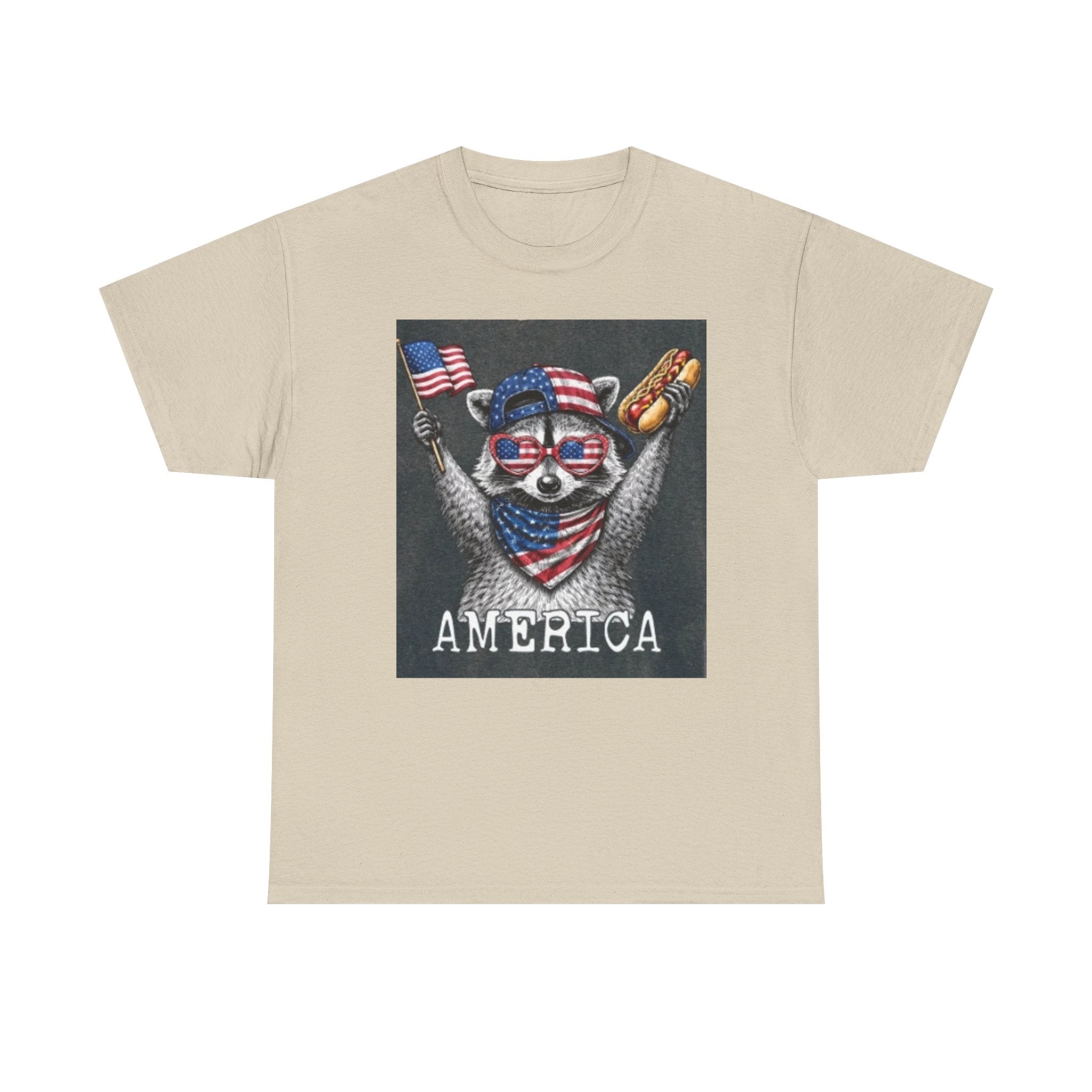 Patriotic Raccoon 'America' T-Shirt