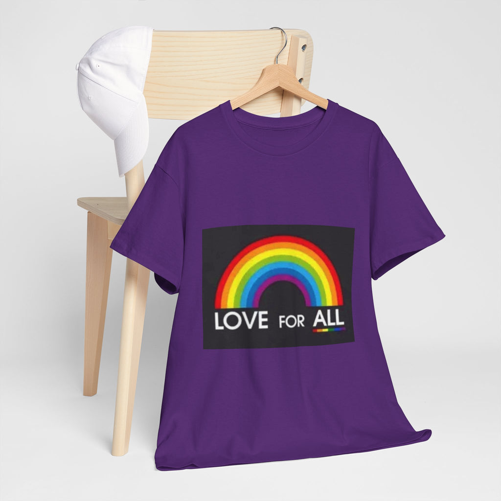T-Shirt — 'Love For All' Rainbow Pride Tee