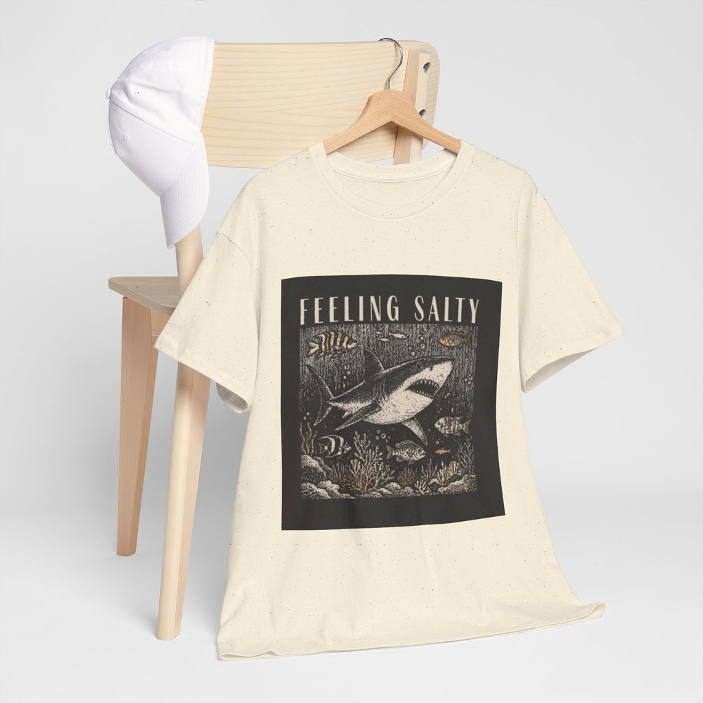 Feeling Salty Shark T-Shirt – Vintage Ocean Graphic Tee