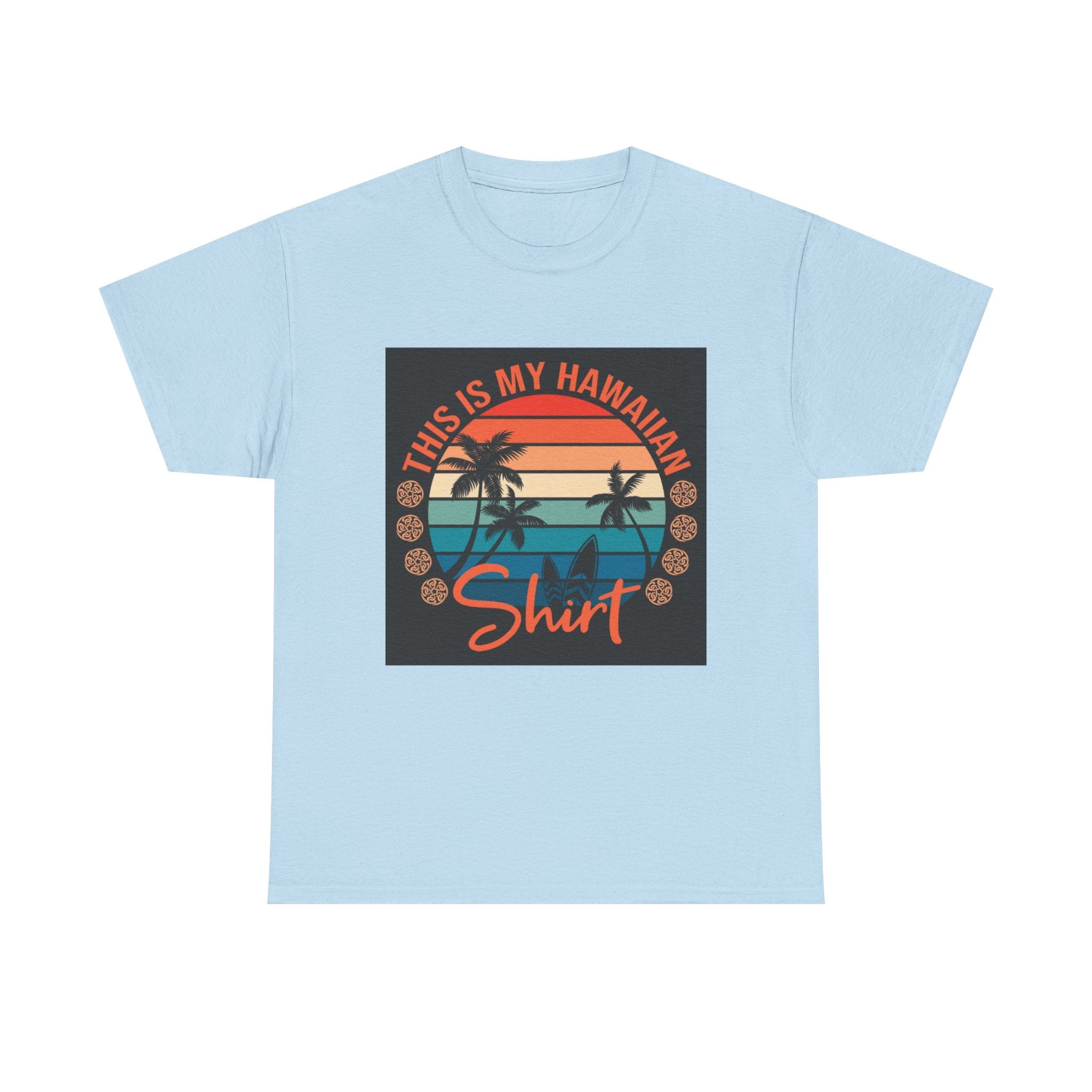This Is My Hawaiian Shirt Tee — Vintage Sunset Palm Beach T-Shirt