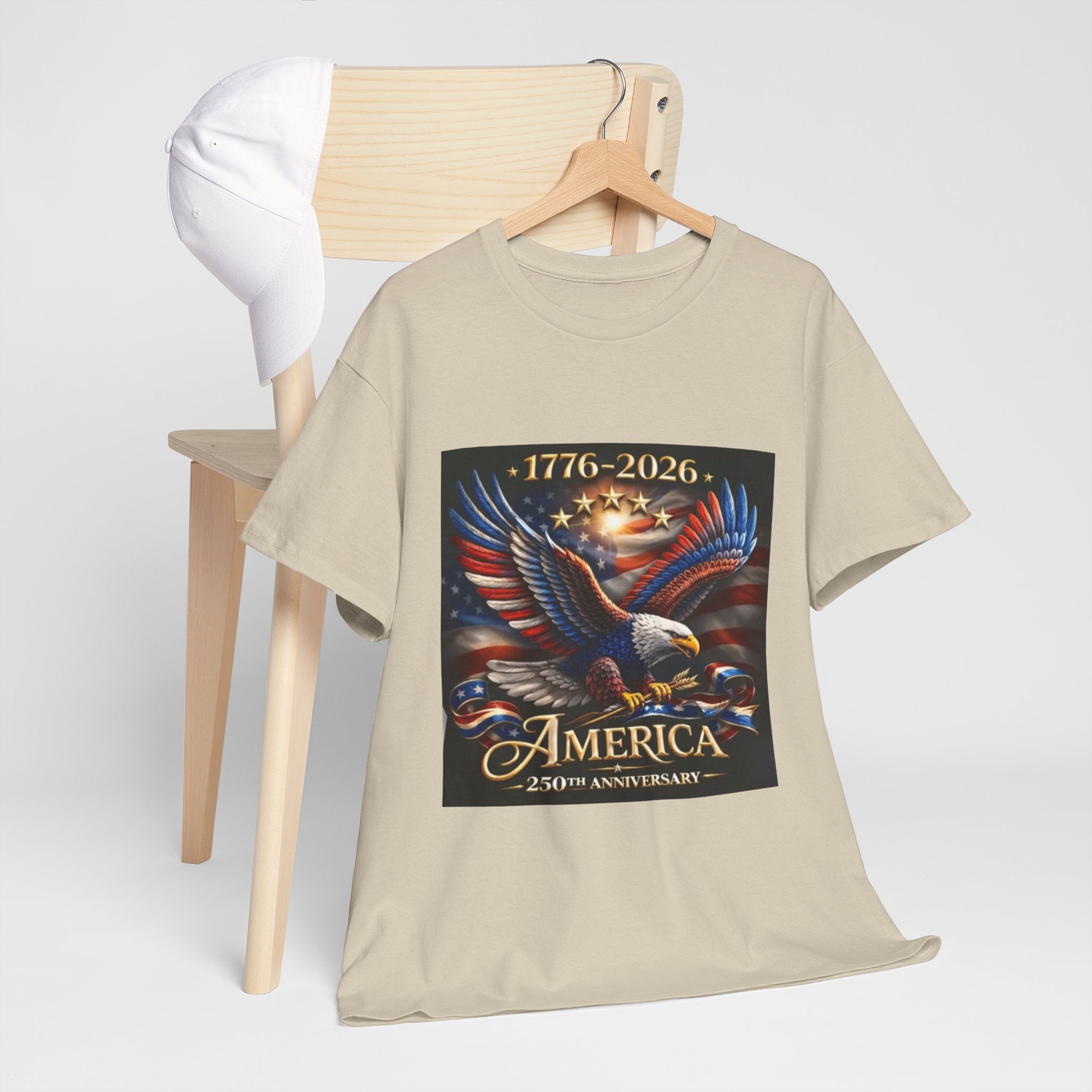 America 250th Anniversary T-Shirt — 1776–2026 Patriotic Eagle Tee