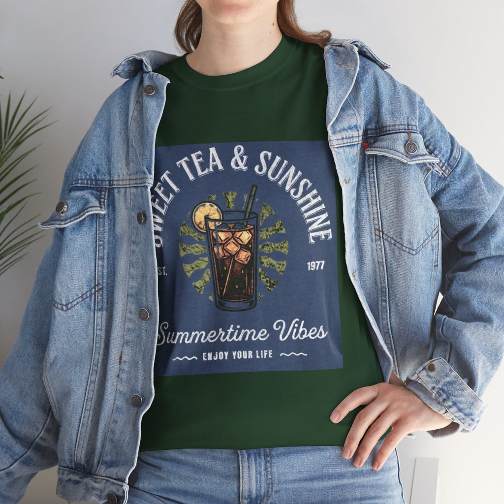 Sweet Tea & Sunshine Tee — Summertime Vibes Iced Tea Graphic T-Shirt
