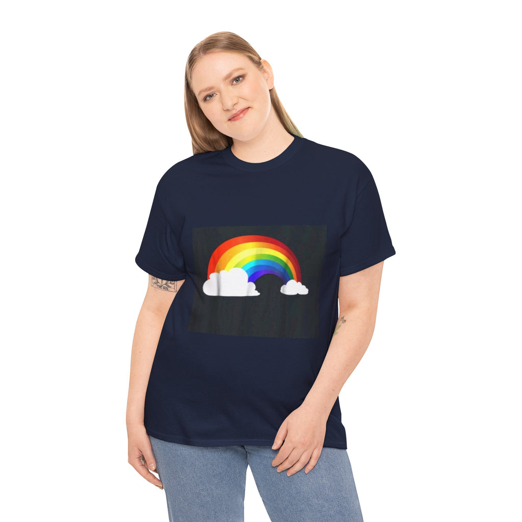 Rainbow Clouds T-Shirt — Bright Pride Graphic Tee