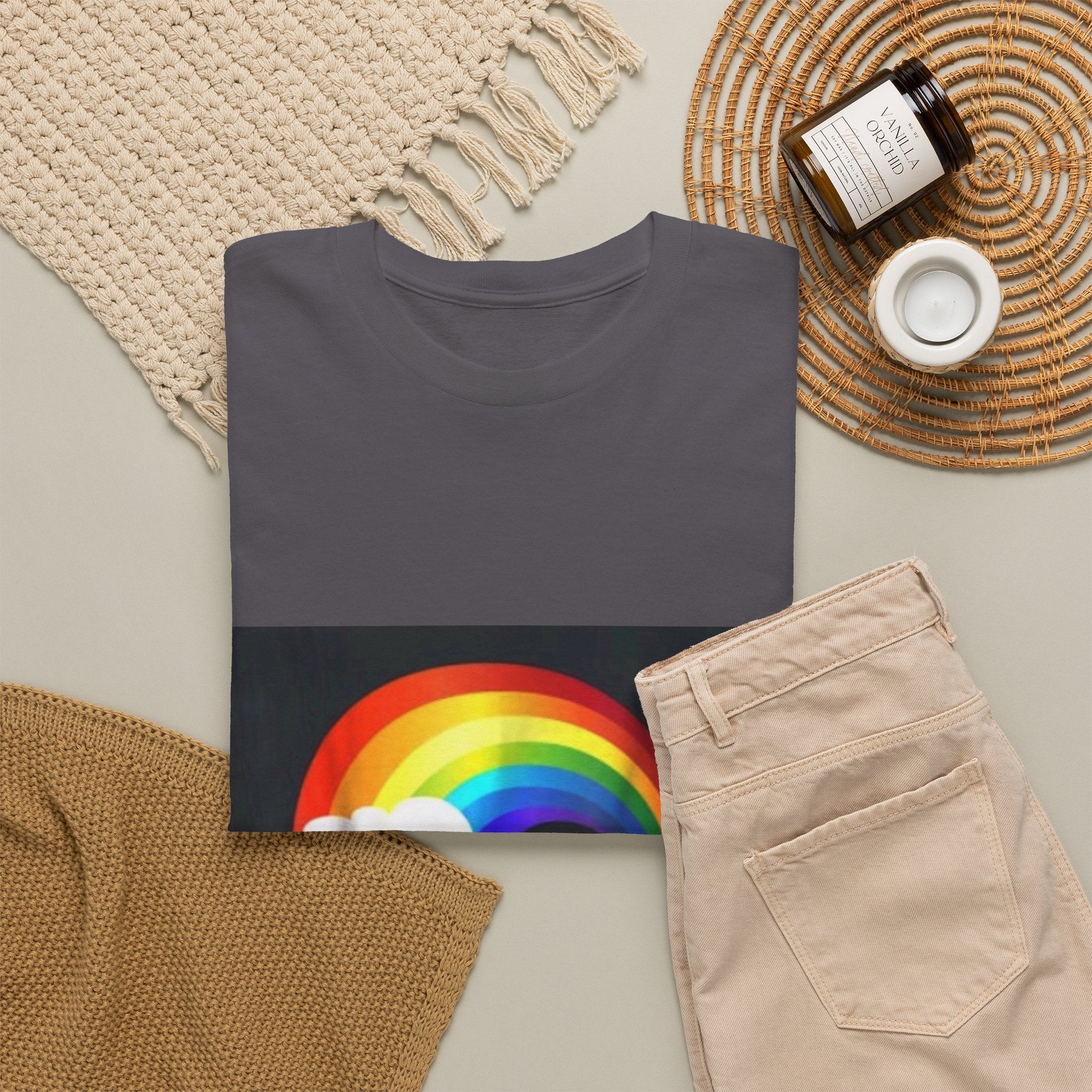 Rainbow Clouds T-Shirt — Bright Pride Graphic Tee