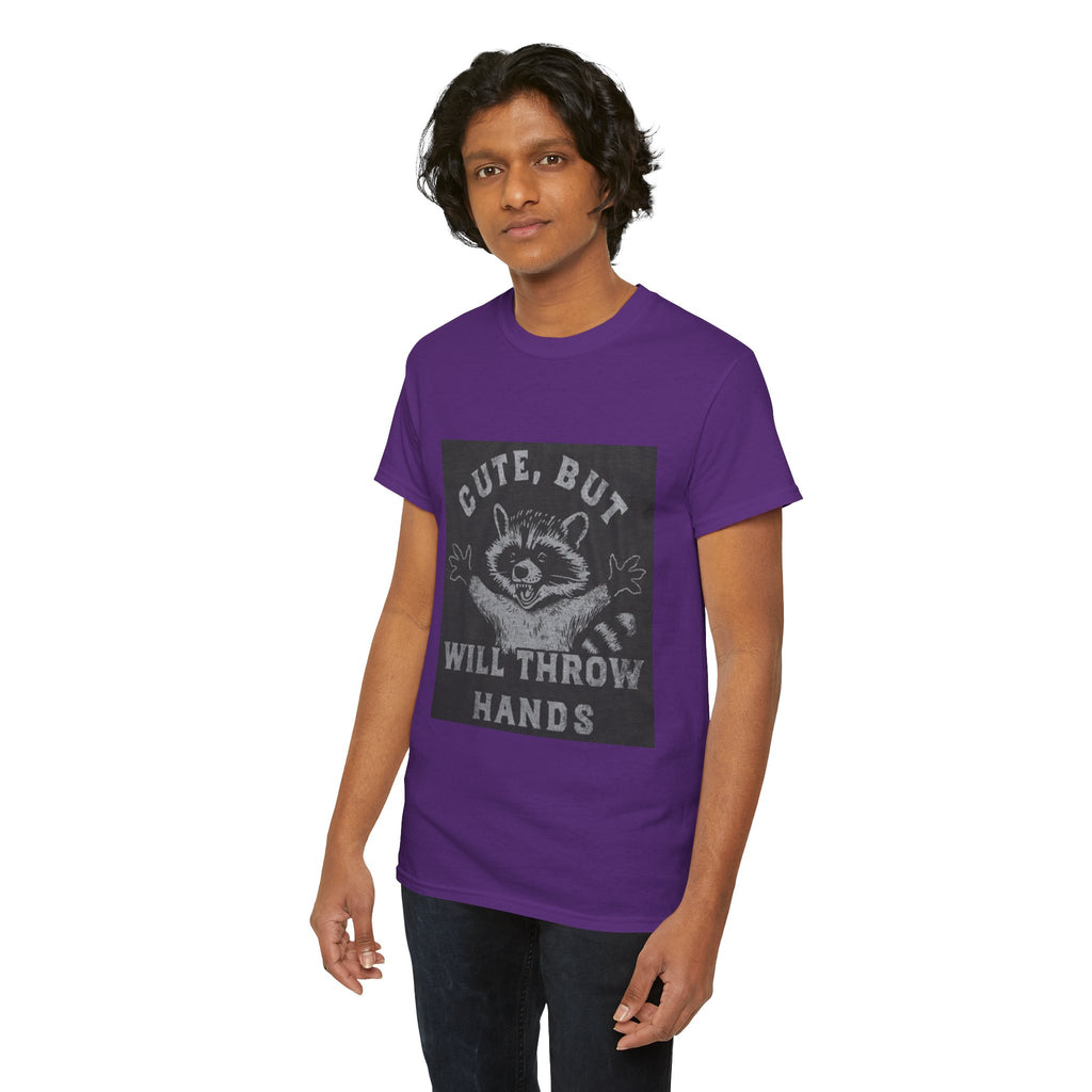 Cute But Will Throw Hands Raccoon T-Shirt