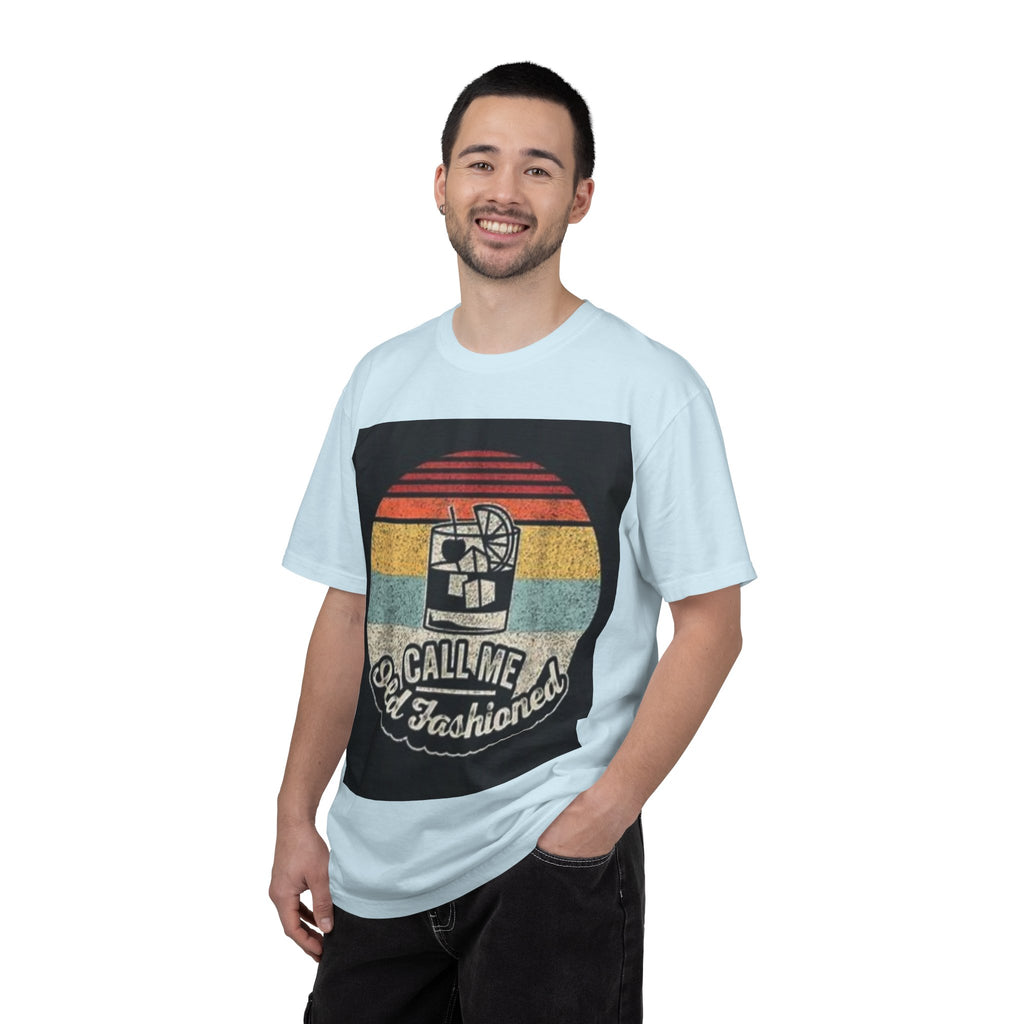 T-Shirt — "Call Me Old Fashioned" Retro Cocktail Graphic Tee