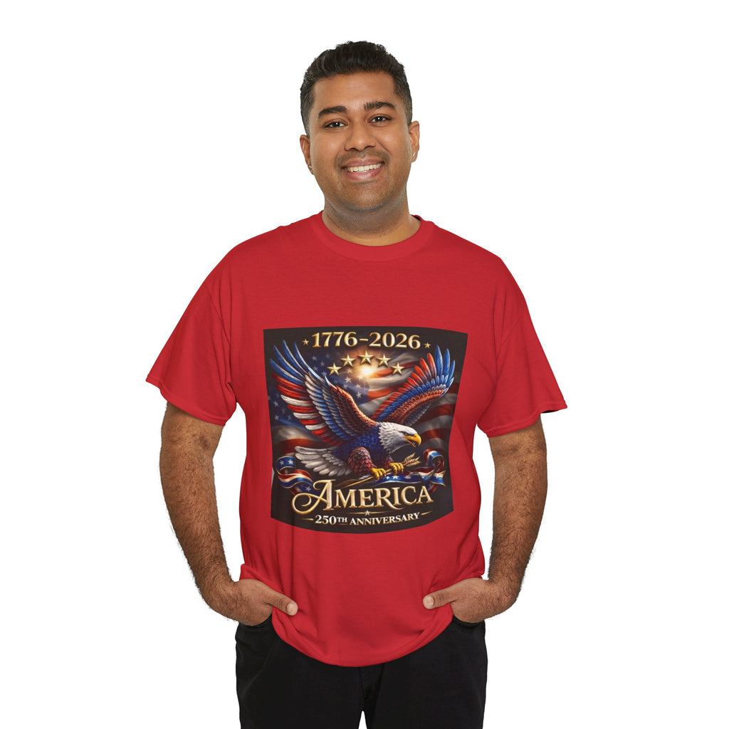 America 250th Anniversary T-Shirt — 1776–2026 Patriotic Eagle Tee