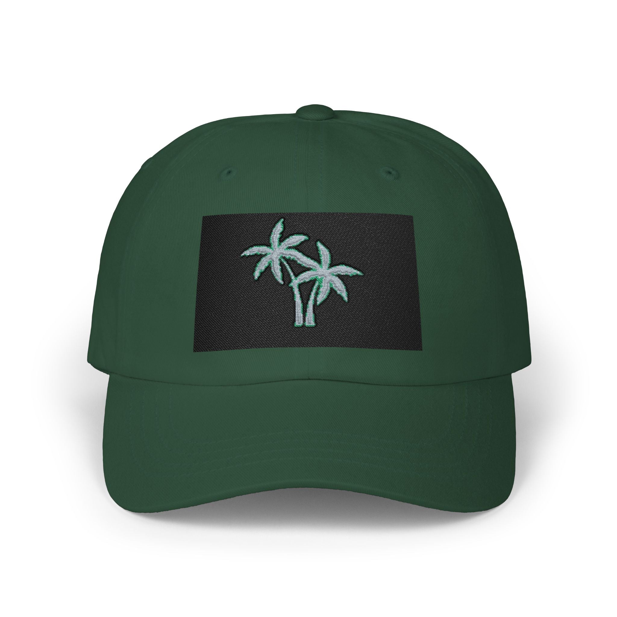 Embroidered Palm Tree Dad Cap – Tropical Beach Hat