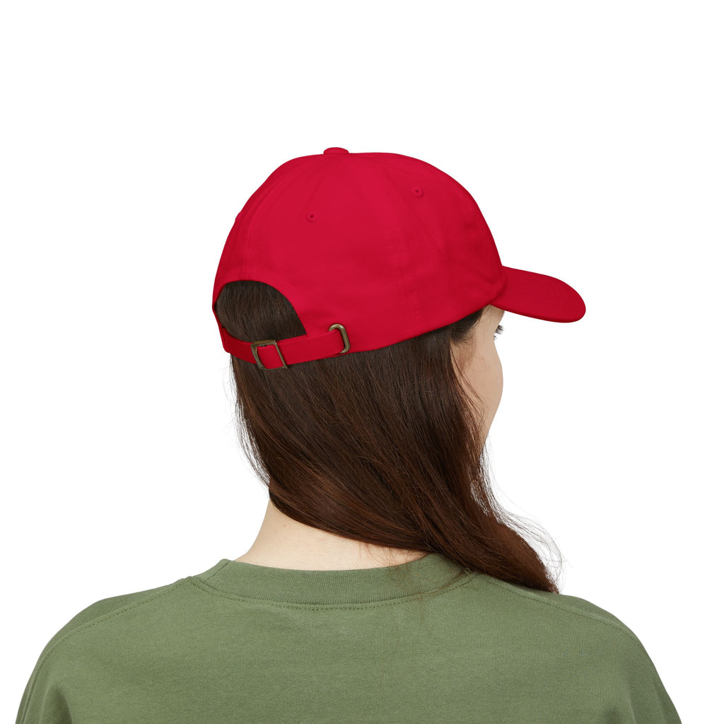 Cat Mom Dad Cap – White Embroidered Cat Mom Baseball Hat