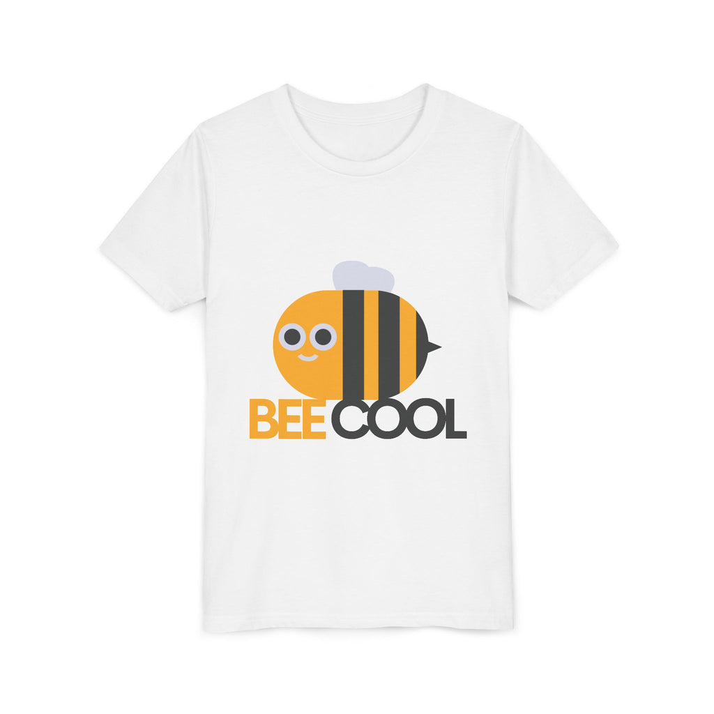 Bee Cool Kids Tee — Cute Bee Graphic Youth Short Sleeve Shirt