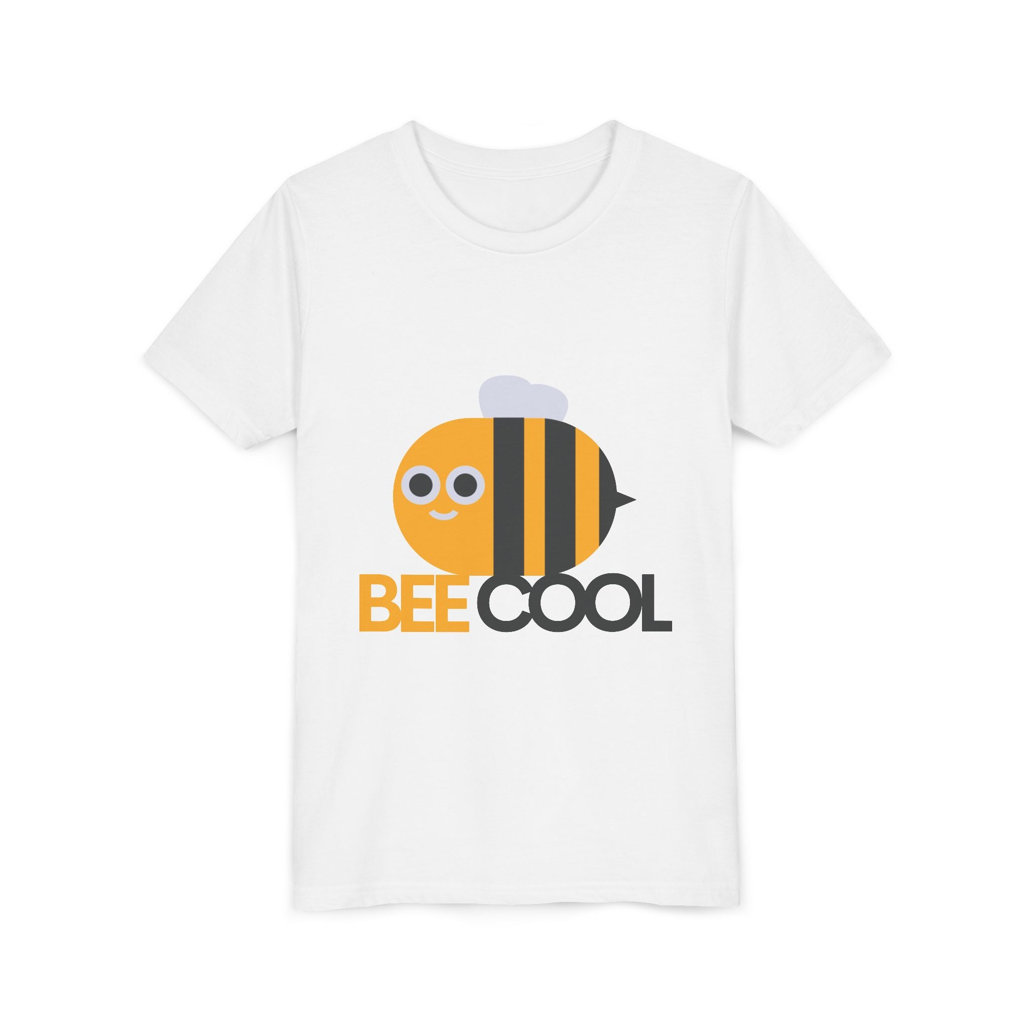 Bee Cool Kids Tee — Cute Bee Graphic Youth Short Sleeve Shirt