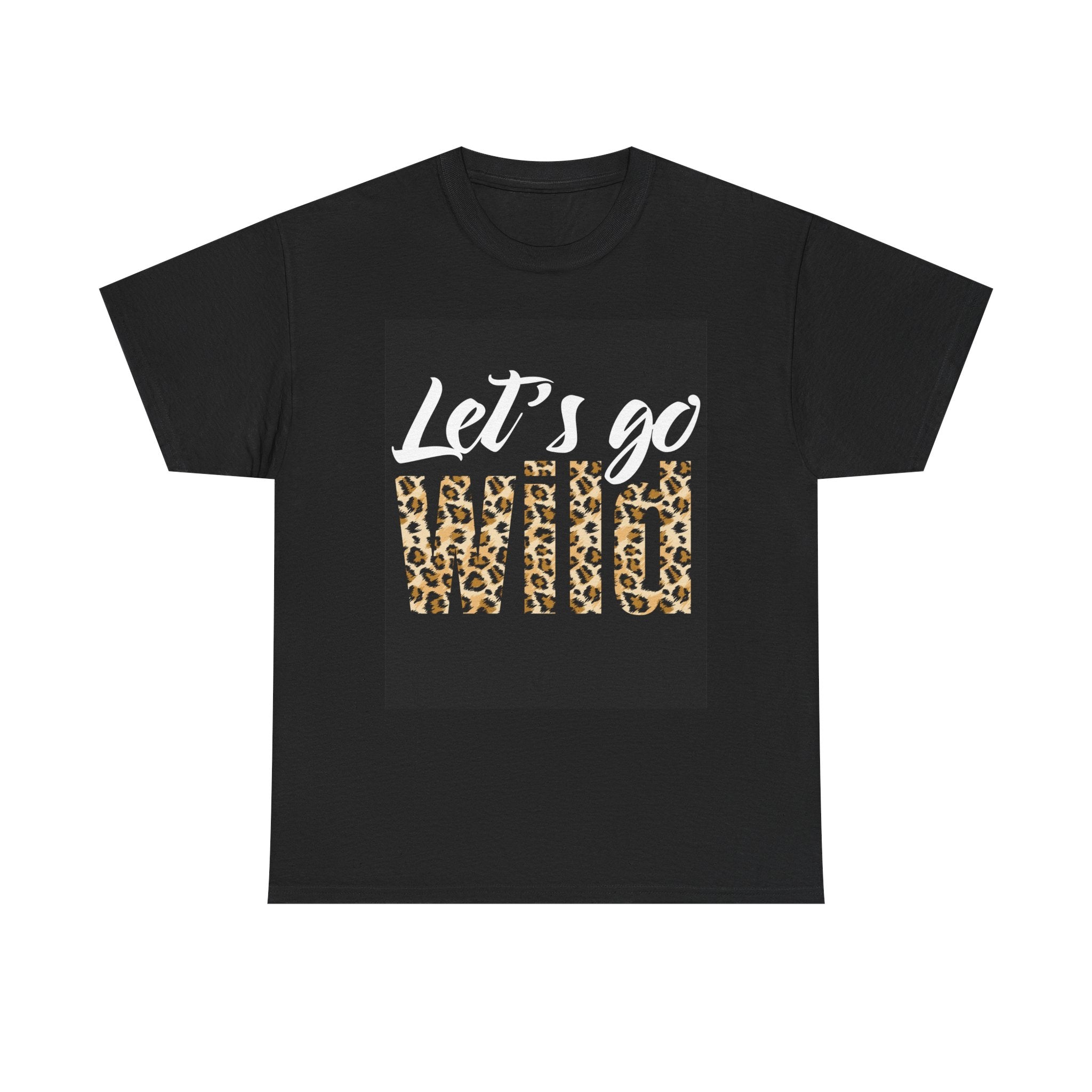 Let's Go Wild Leopard Graphic Tee