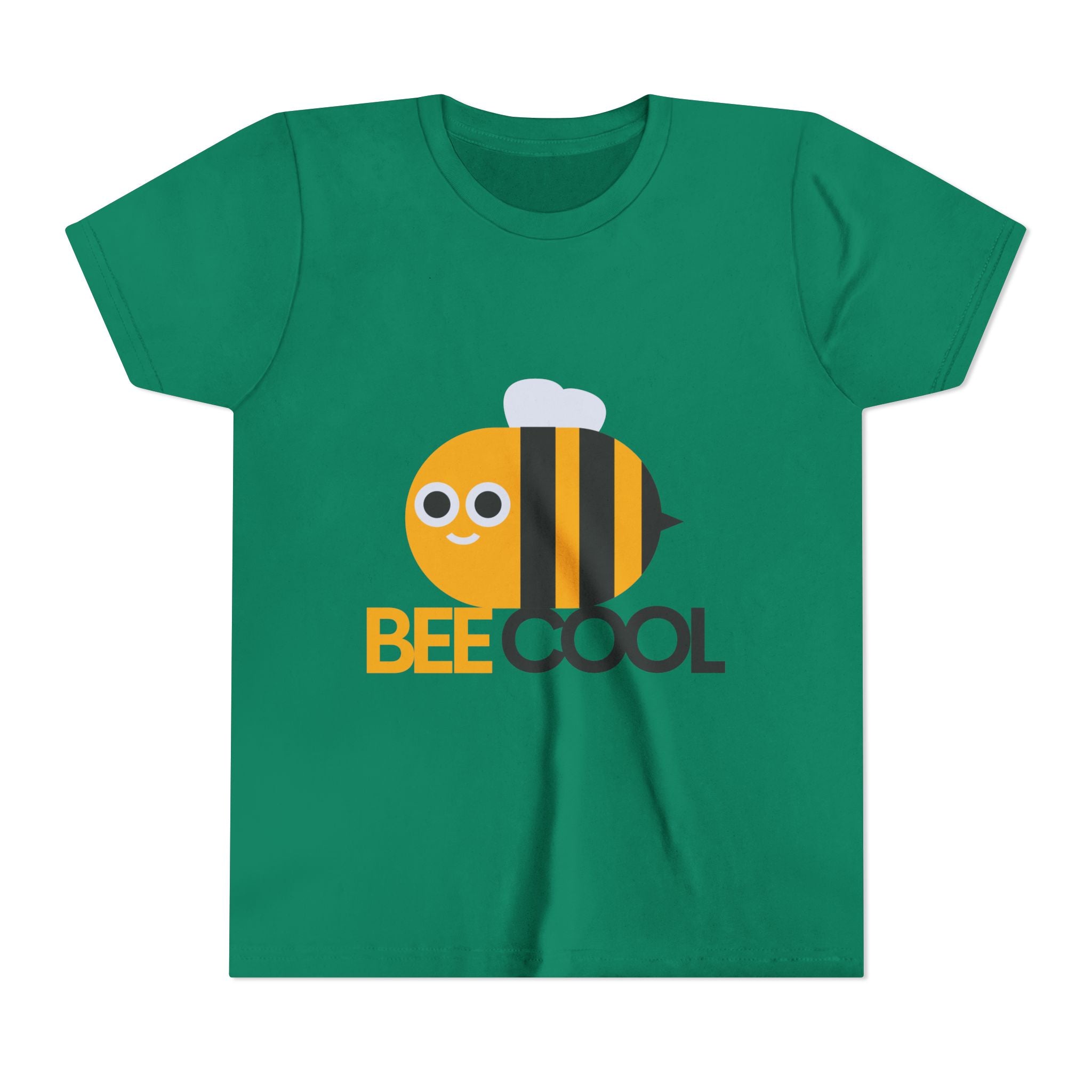 Bee Cool Kids Tee — Cute Bee Graphic Youth Short Sleeve Shirt
