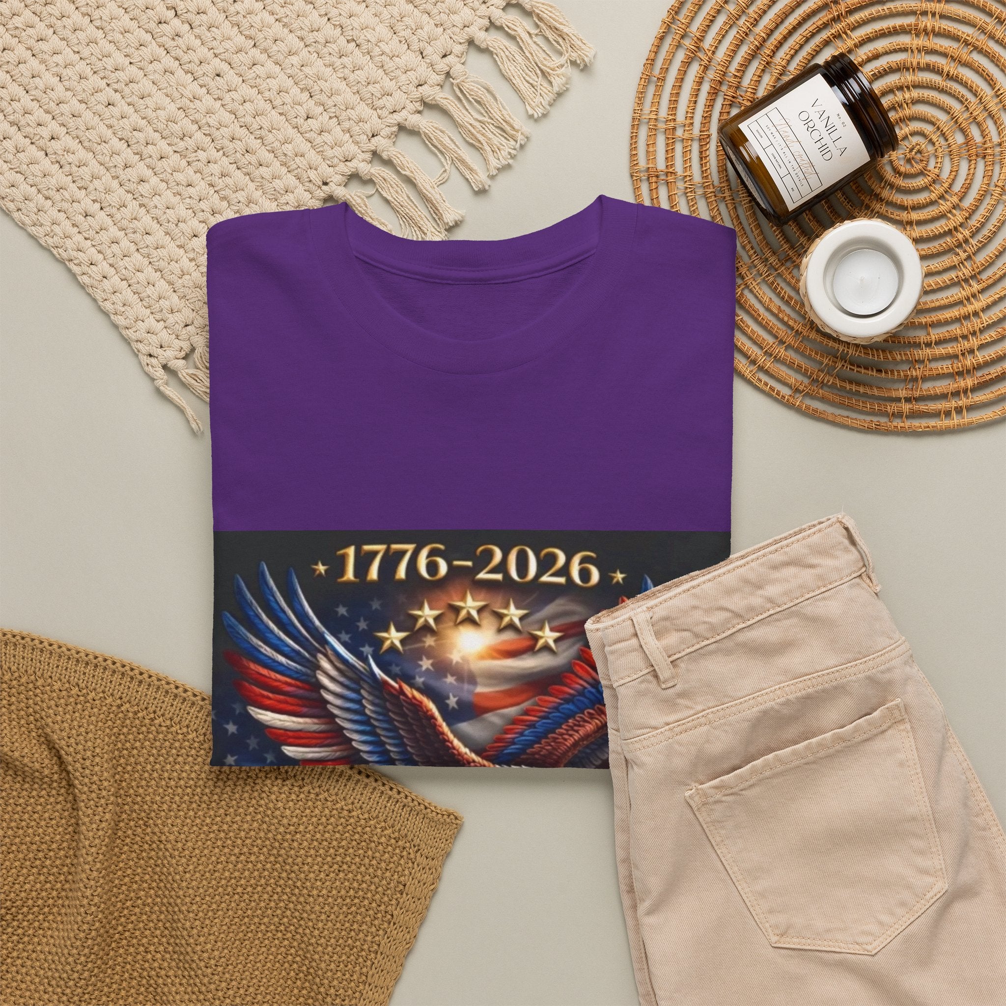 America 250th Anniversary T-Shirt — 1776–2026 Patriotic Eagle Tee