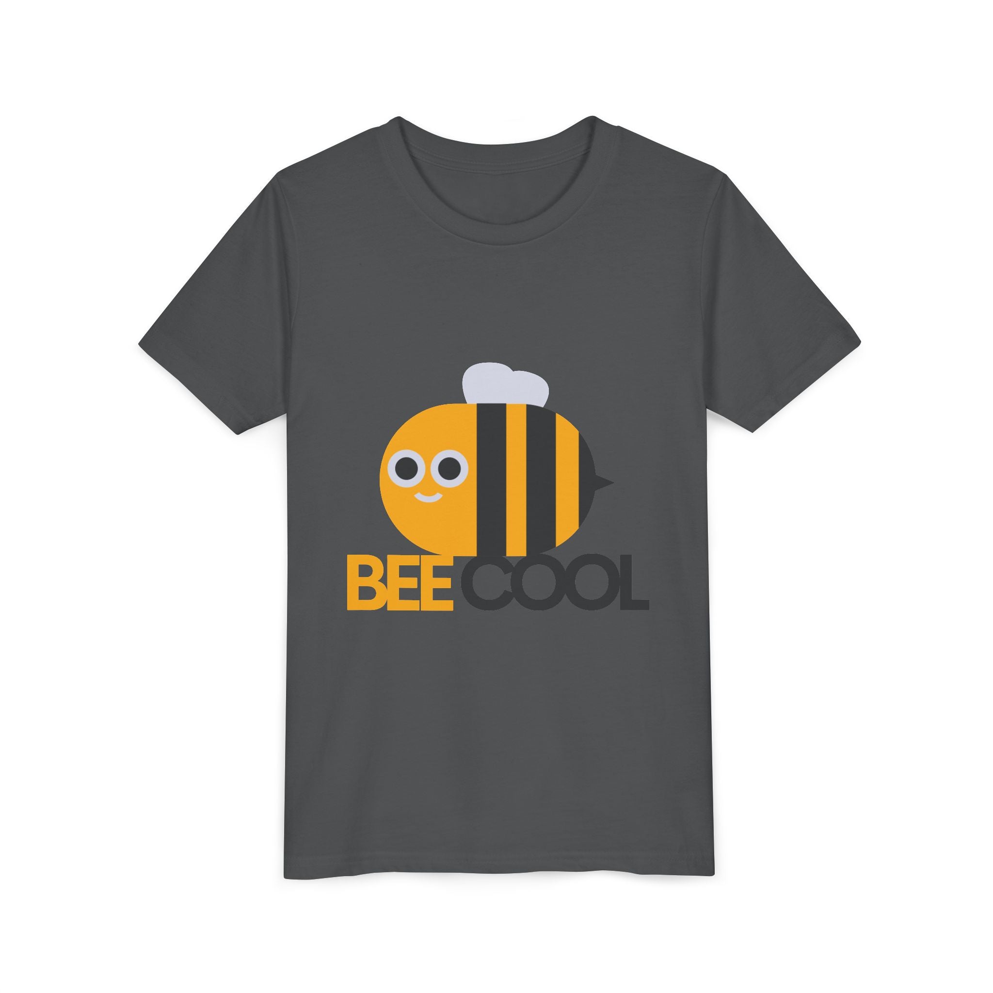Bee Cool Kids Tee — Cute Bee Graphic Youth Short Sleeve Shirt