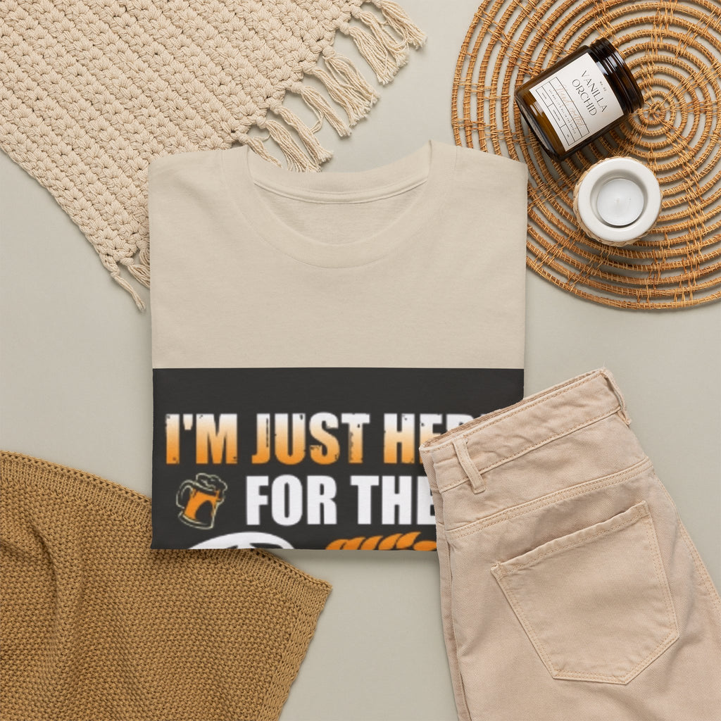 I'm Just Here for the Beer T-Shirt — Funny Beer Drinking Tee for Parties & Oktoberfest