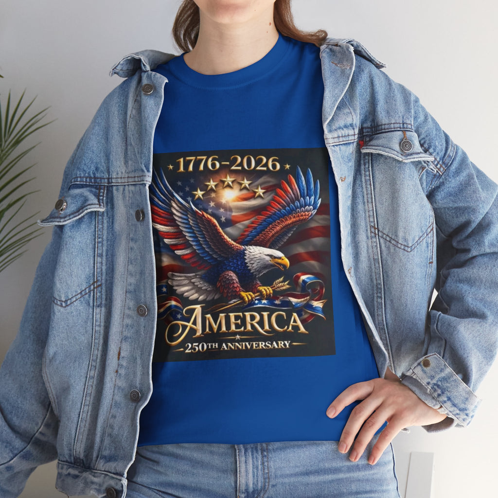 America 250th Anniversary T-Shirt — 1776–2026 Patriotic Eagle Tee