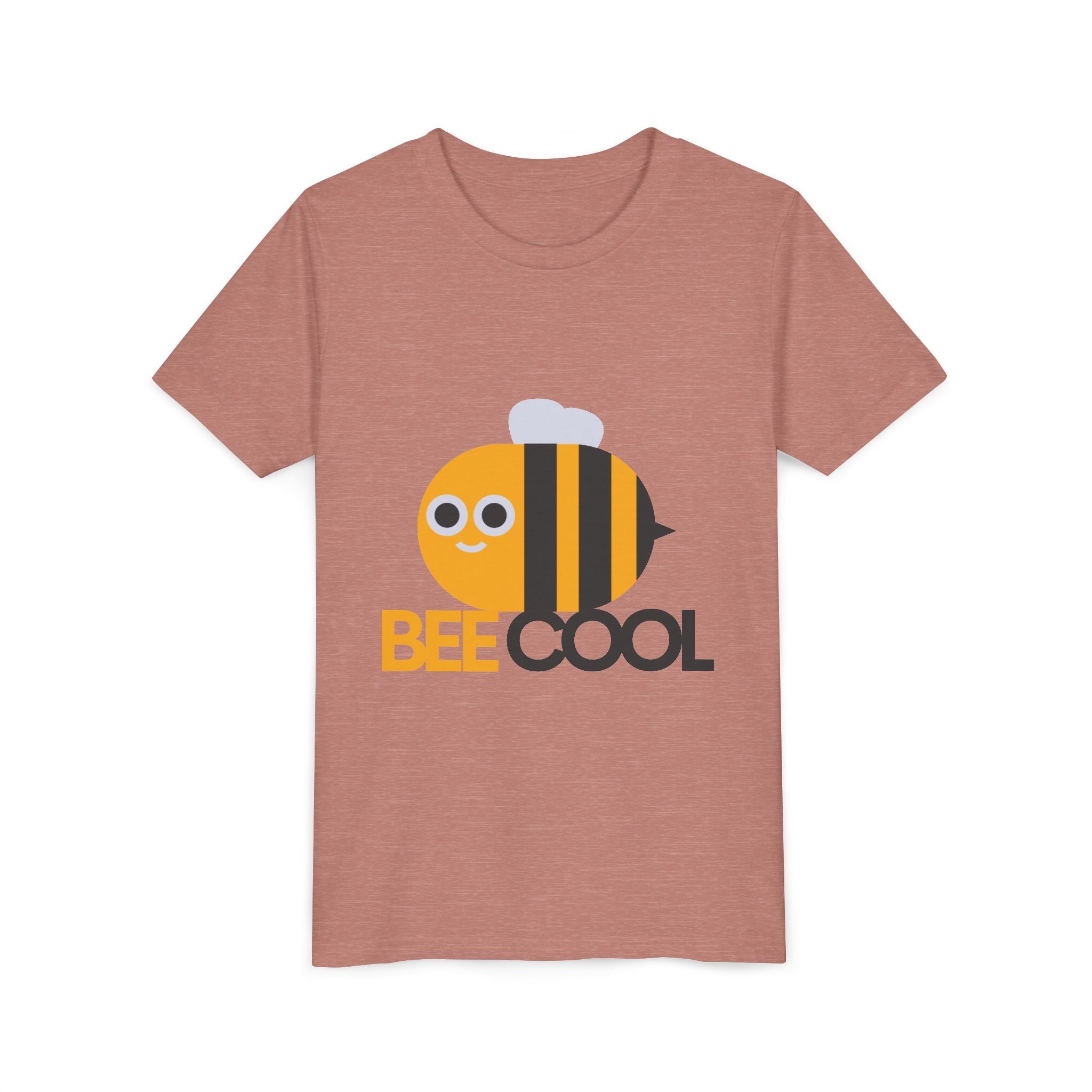 Bee Cool Kids Tee — Cute Bee Graphic Youth Short Sleeve Shirt