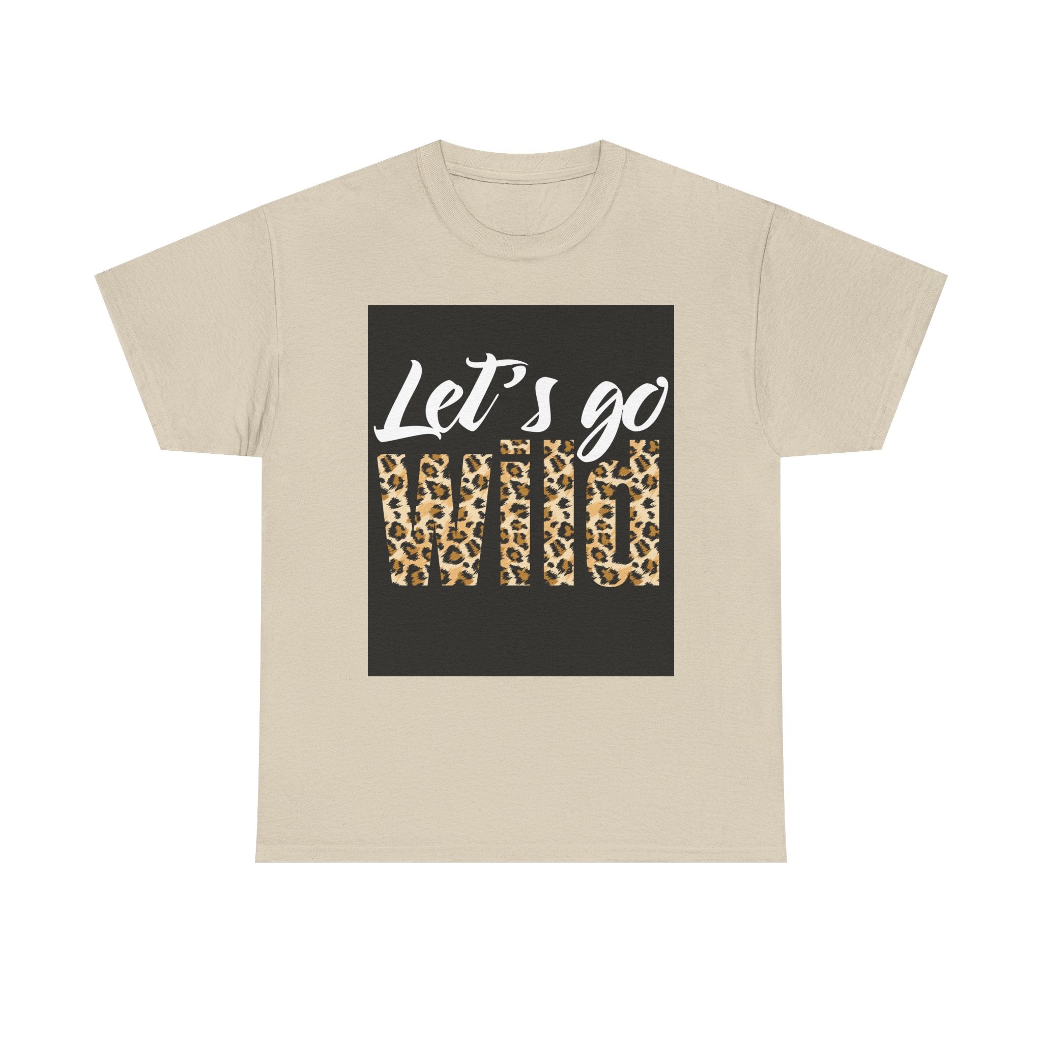 Let's Go Wild Leopard Graphic Tee