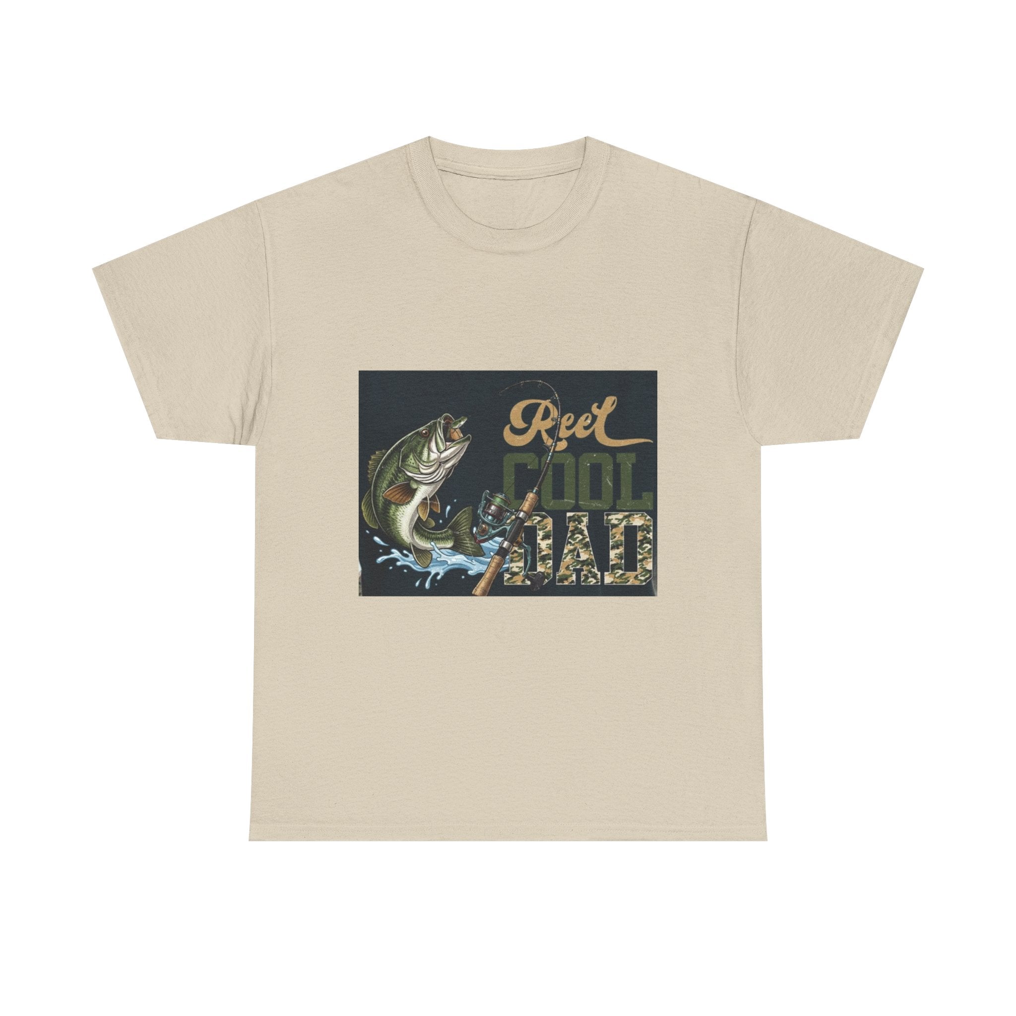 Fishing T-Shirt — "Reel Cool Dad" Graphic Tee