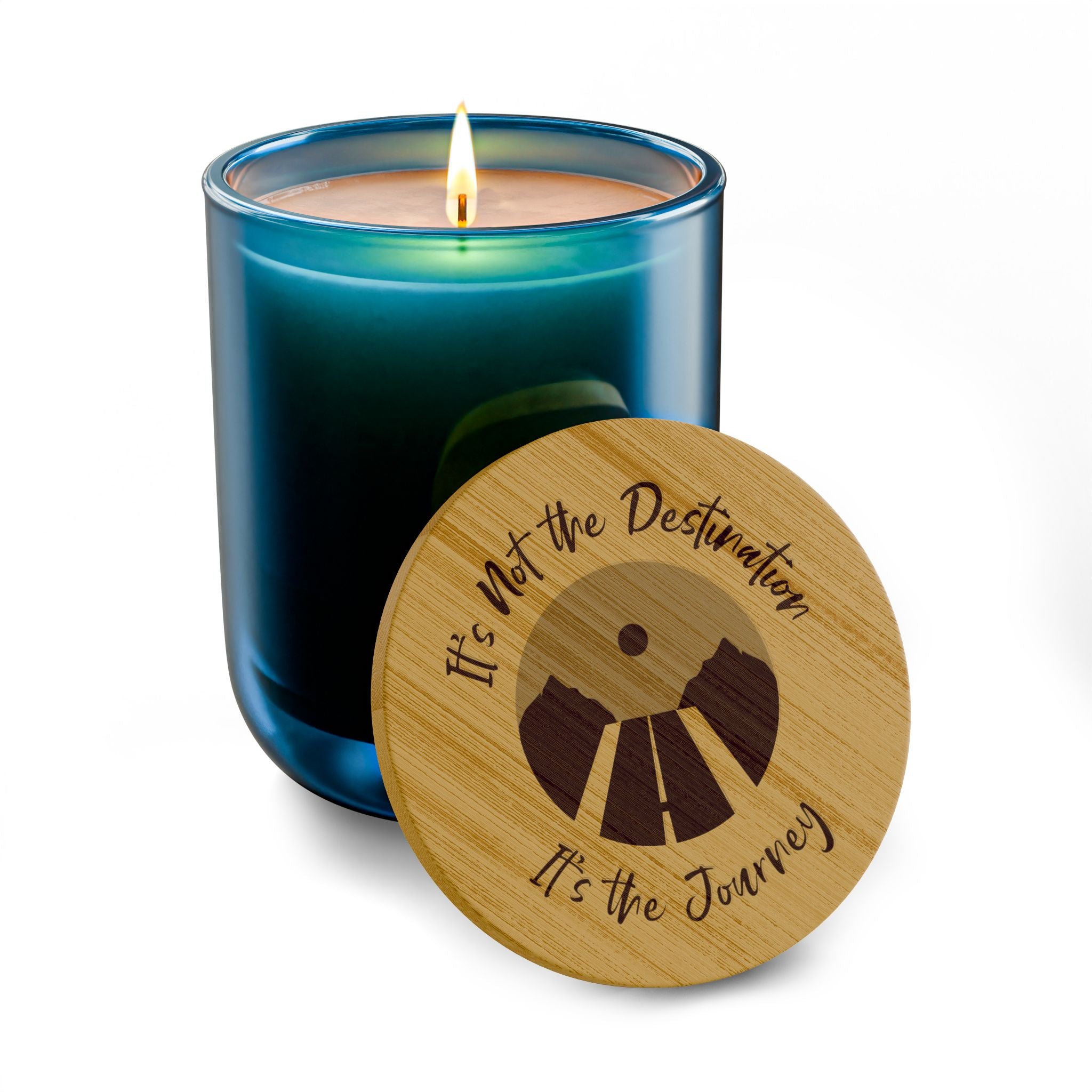 Engraved 14oz Soy Candle – “It’s Not the Destination, It’s the Journey”