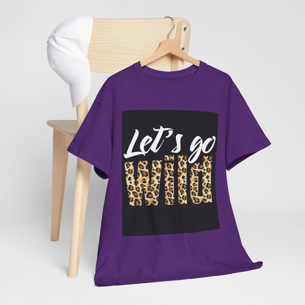 Let's Go Wild Leopard Graphic Tee