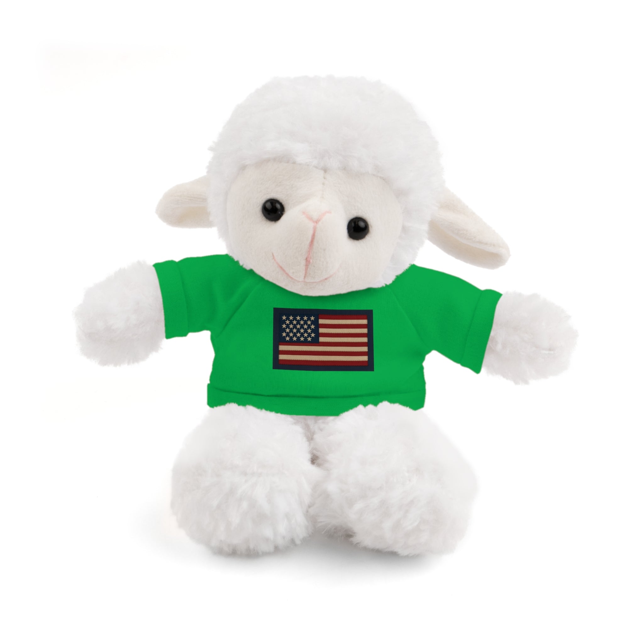 American Flag Teddy Bear with Tee — Patriotic Plush Gift