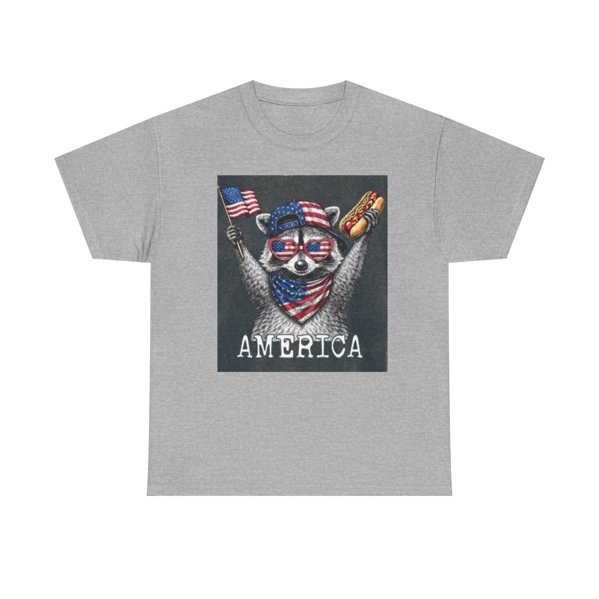 Patriotic Raccoon 'America' T-Shirt