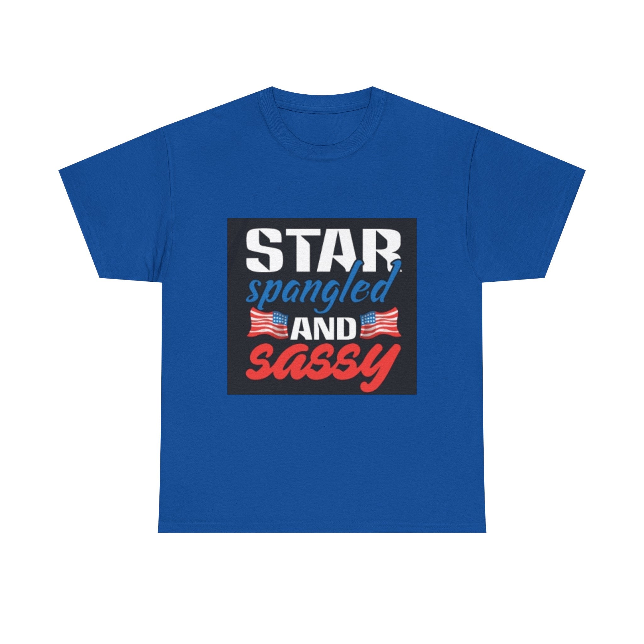 Star Spangled and Sassy Tee — Patriotic 4th of July Shirt with Flags