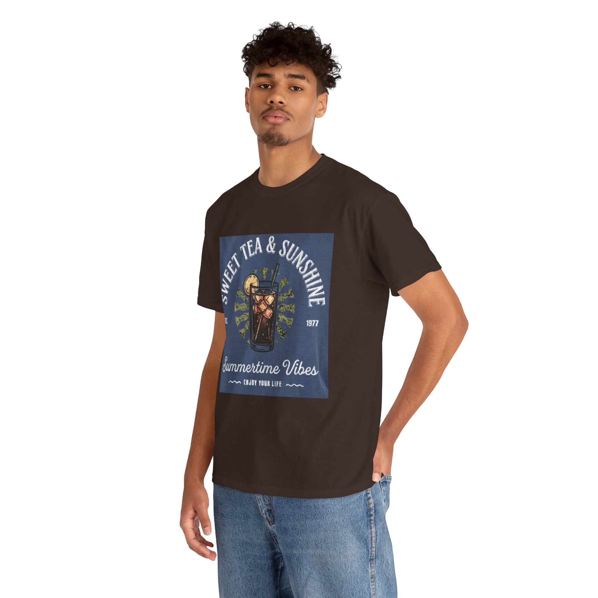 Sweet Tea & Sunshine Tee — Summertime Vibes Iced Tea Graphic T-Shirt