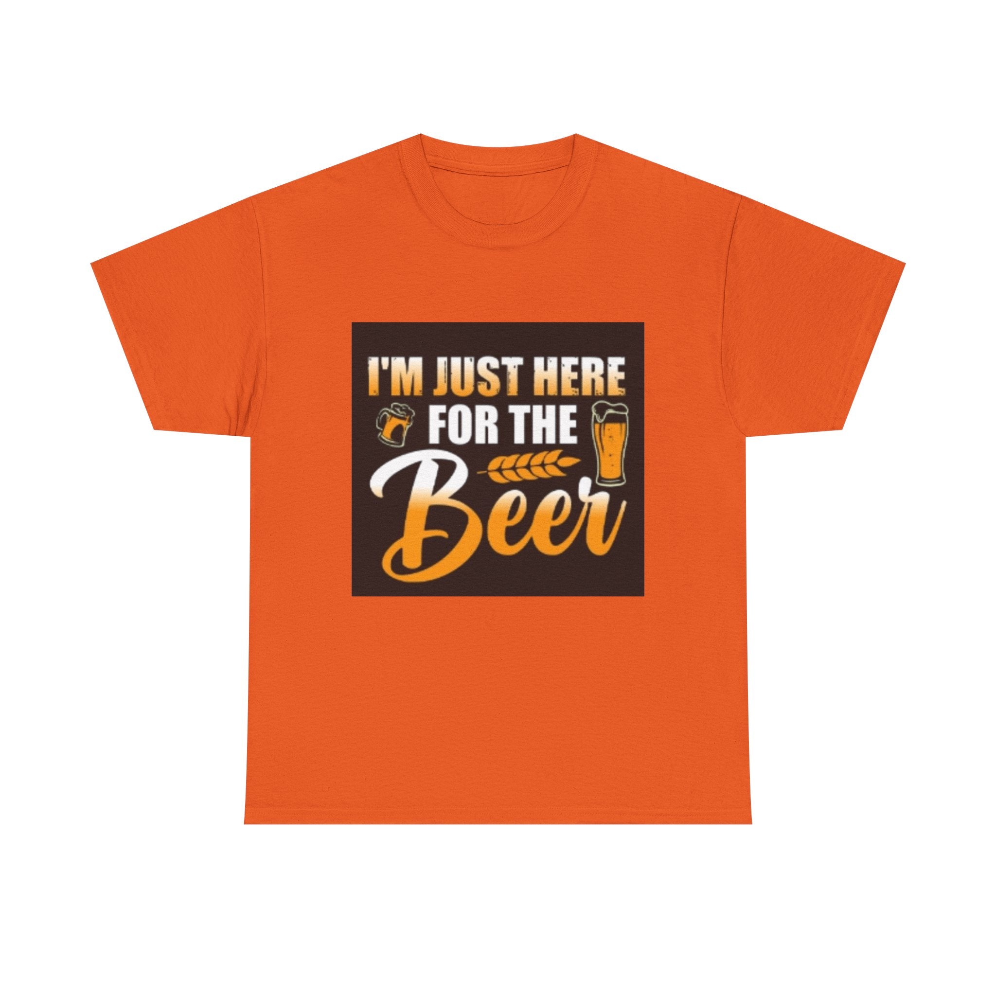 I'm Just Here for the Beer T-Shirt — Funny Beer Drinking Tee for Parties & Oktoberfest
