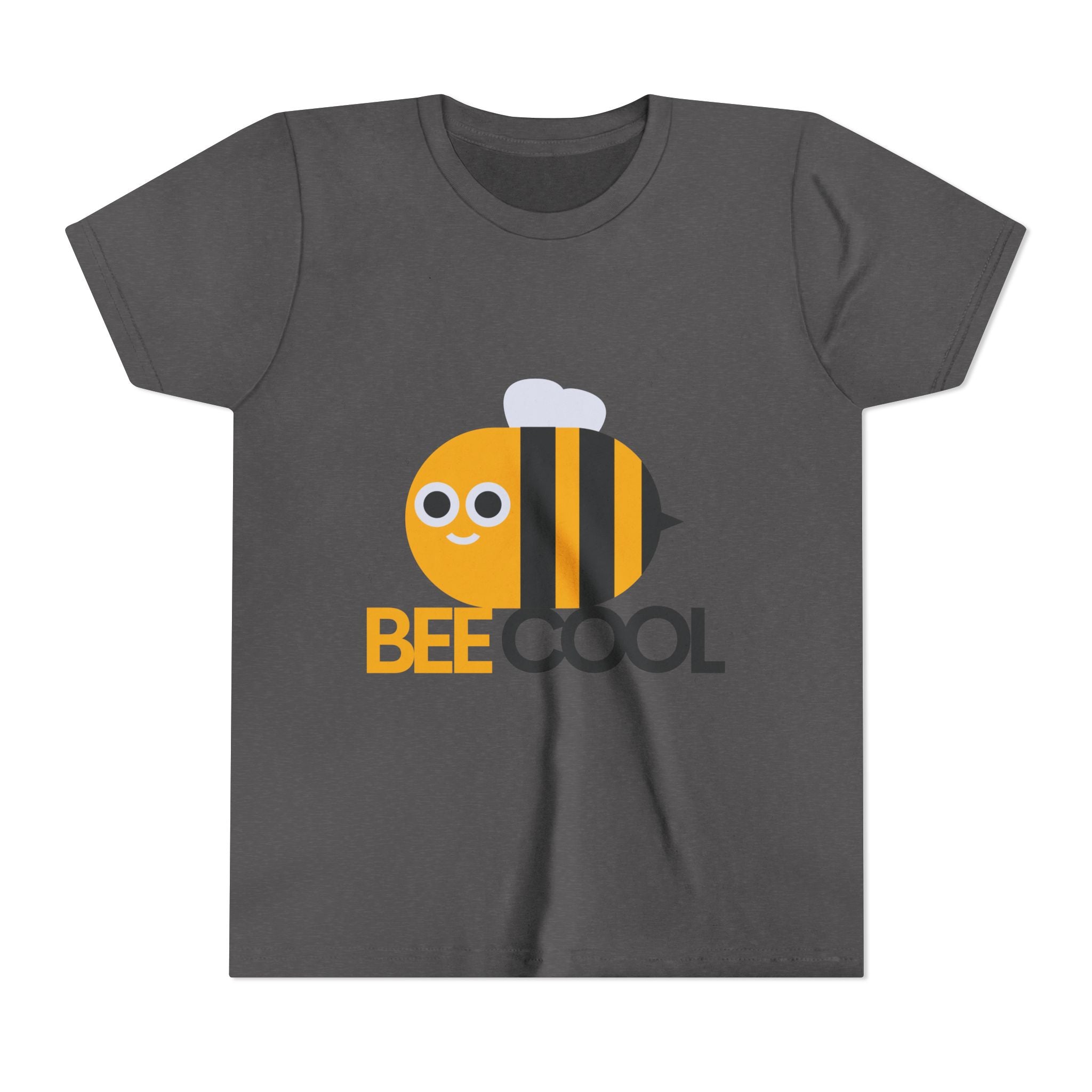 Bee Cool Kids Tee — Cute Bee Graphic Youth Short Sleeve Shirt