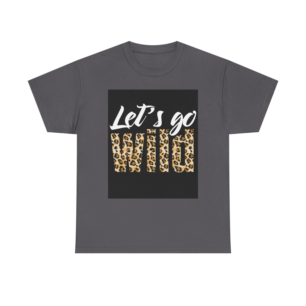 Let's Go Wild Leopard Graphic Tee