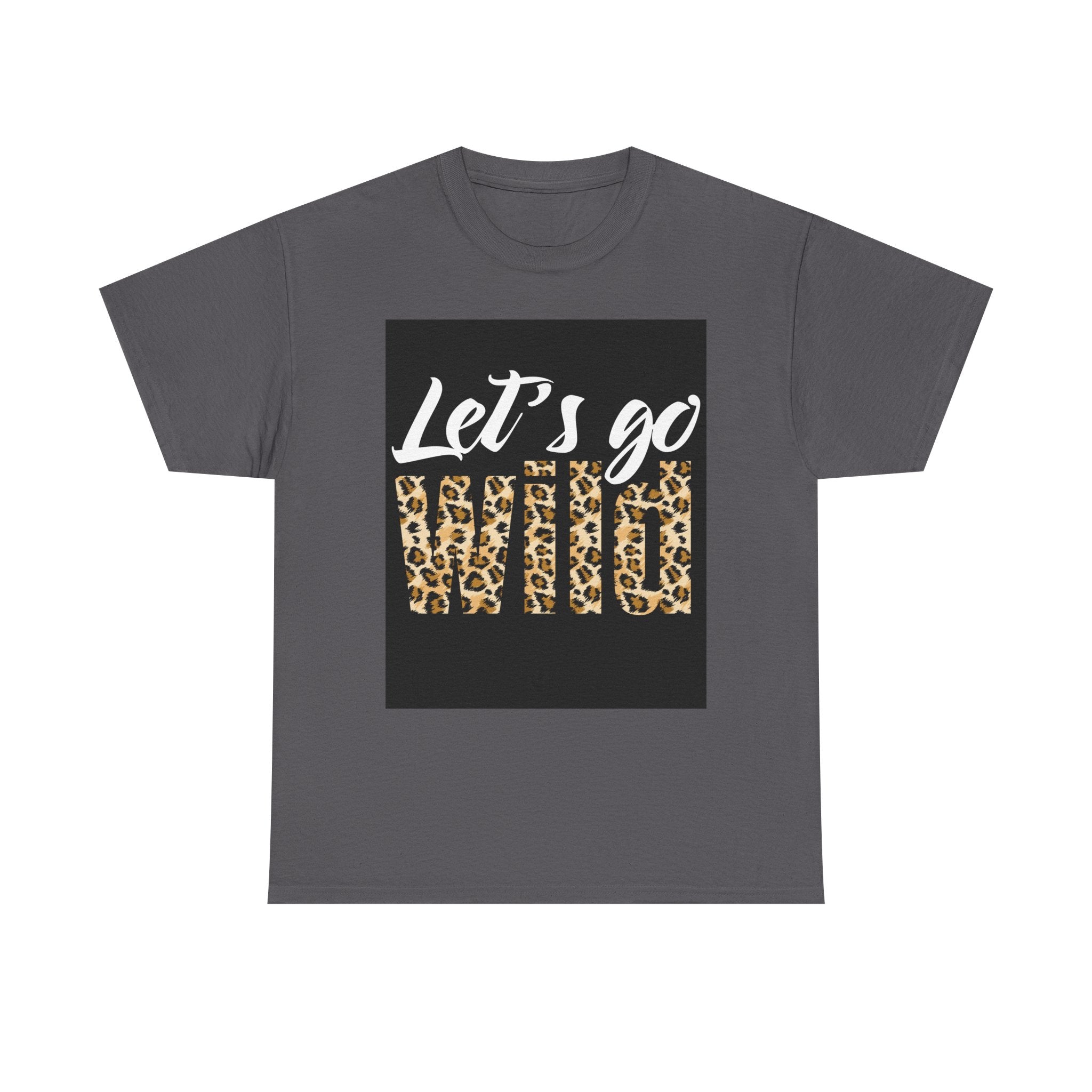 Let's Go Wild Leopard Graphic Tee